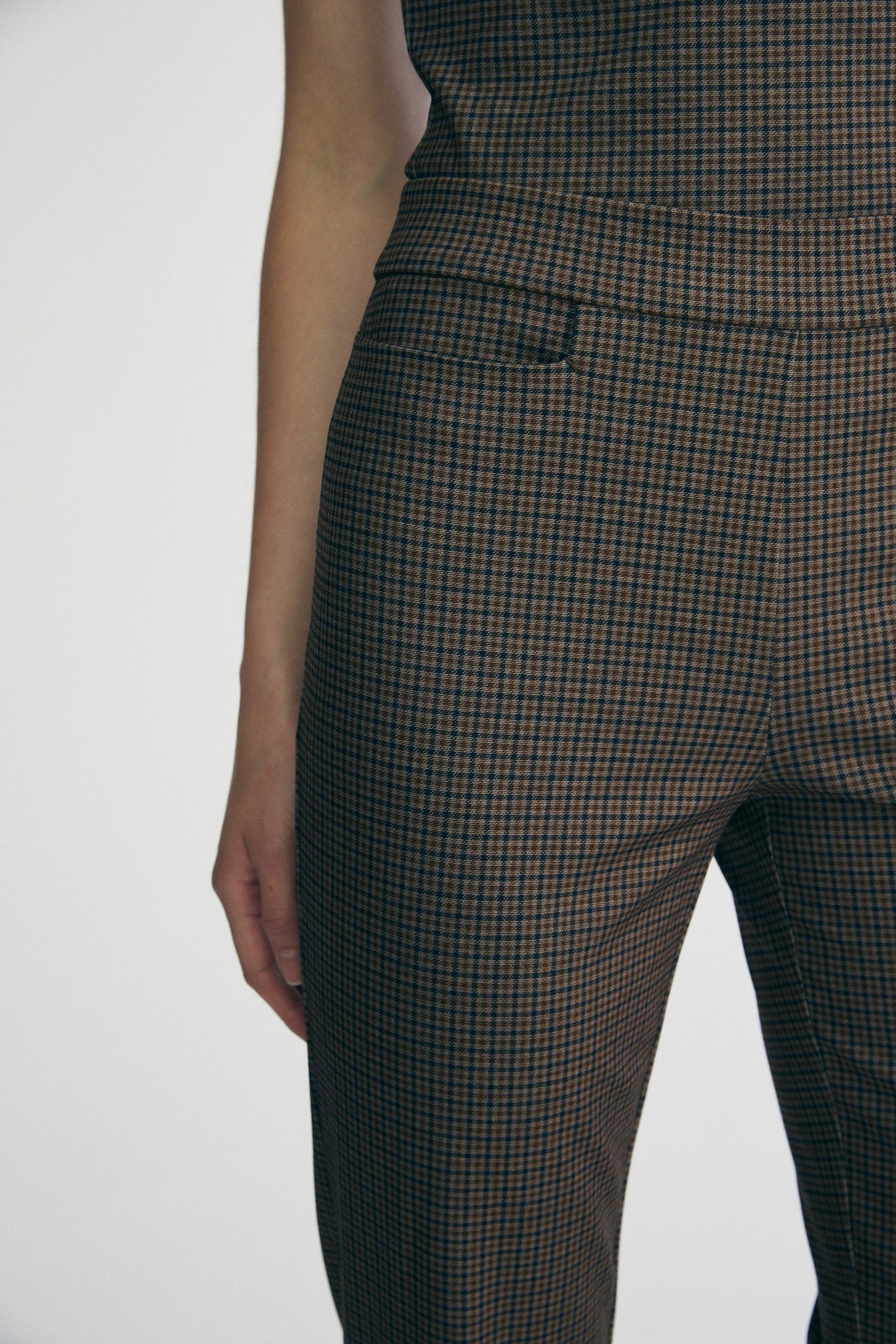 Pantalon extensible à taille élastique