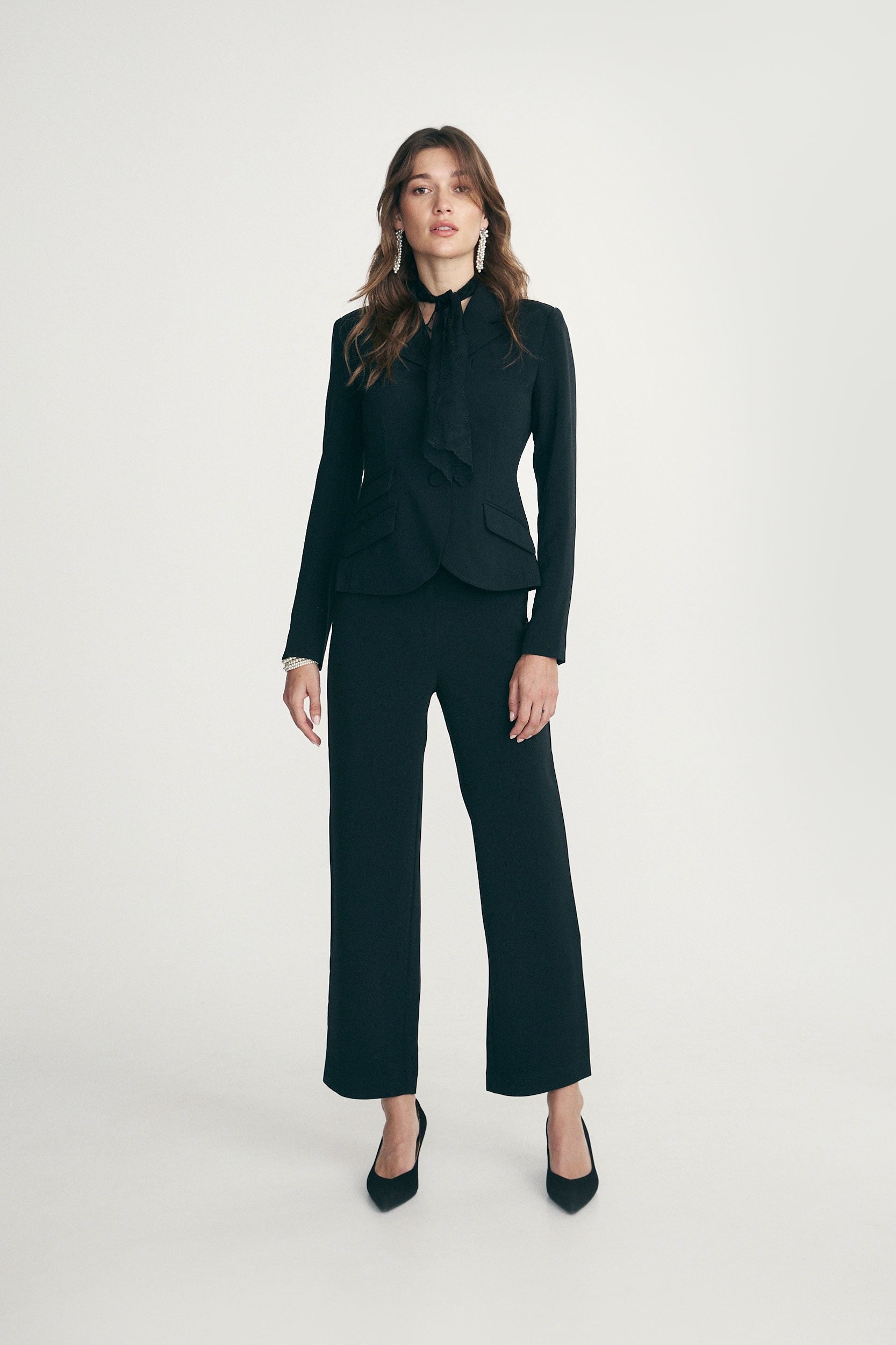 Pantalon à jambe droite