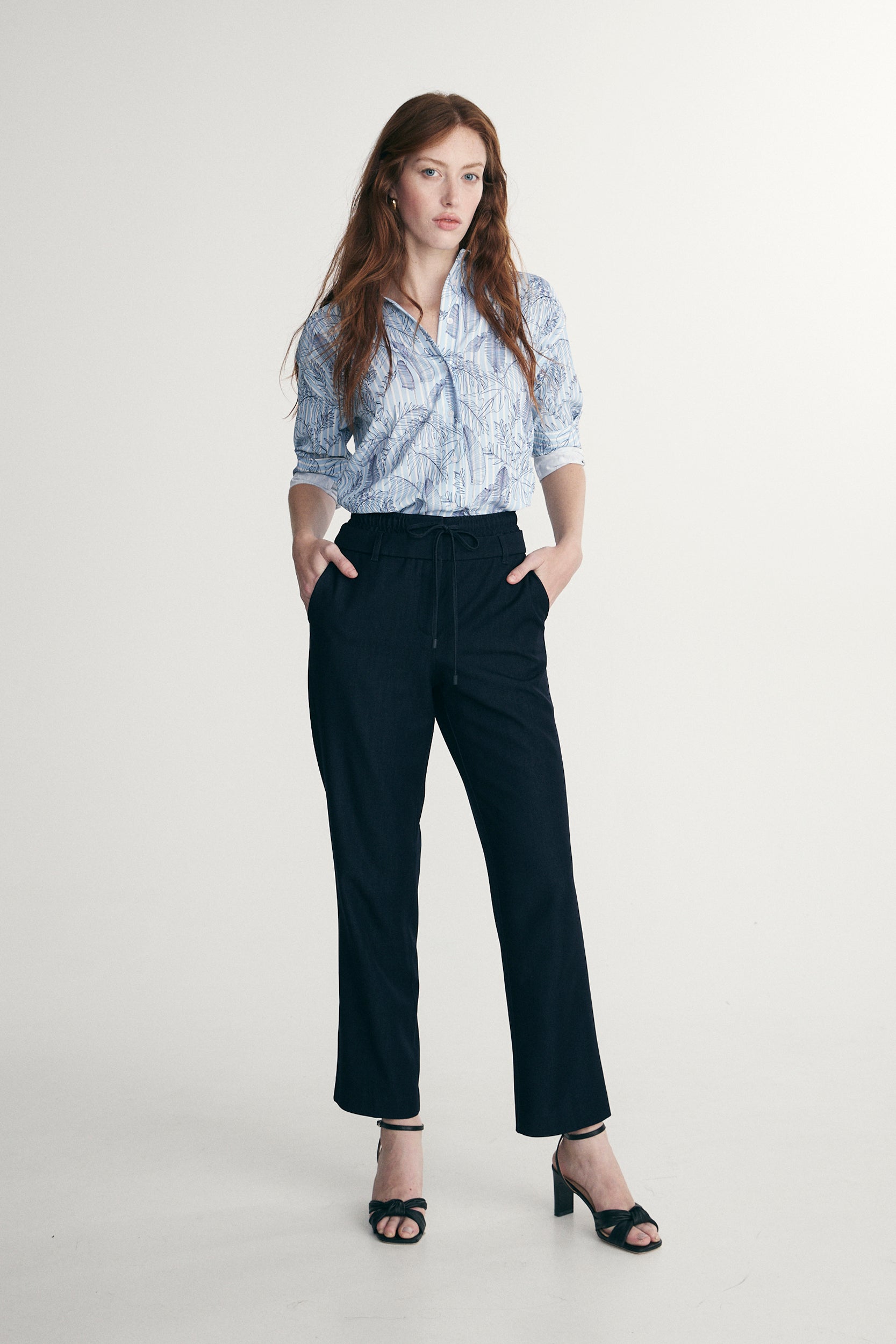 Pantalon à double ceinture