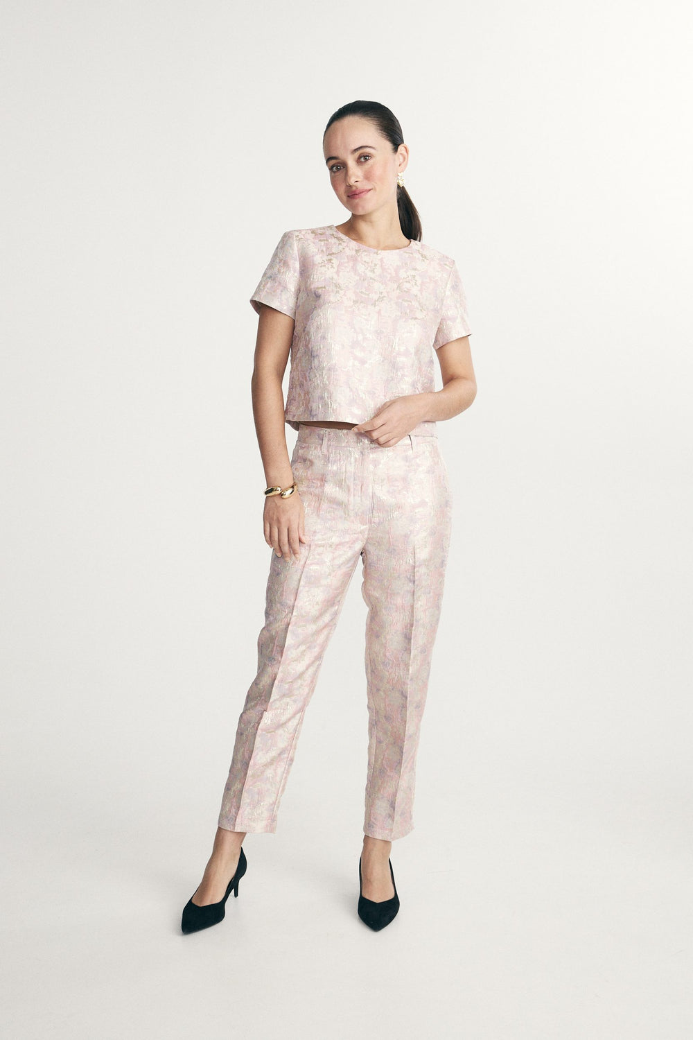 Jacquard pants