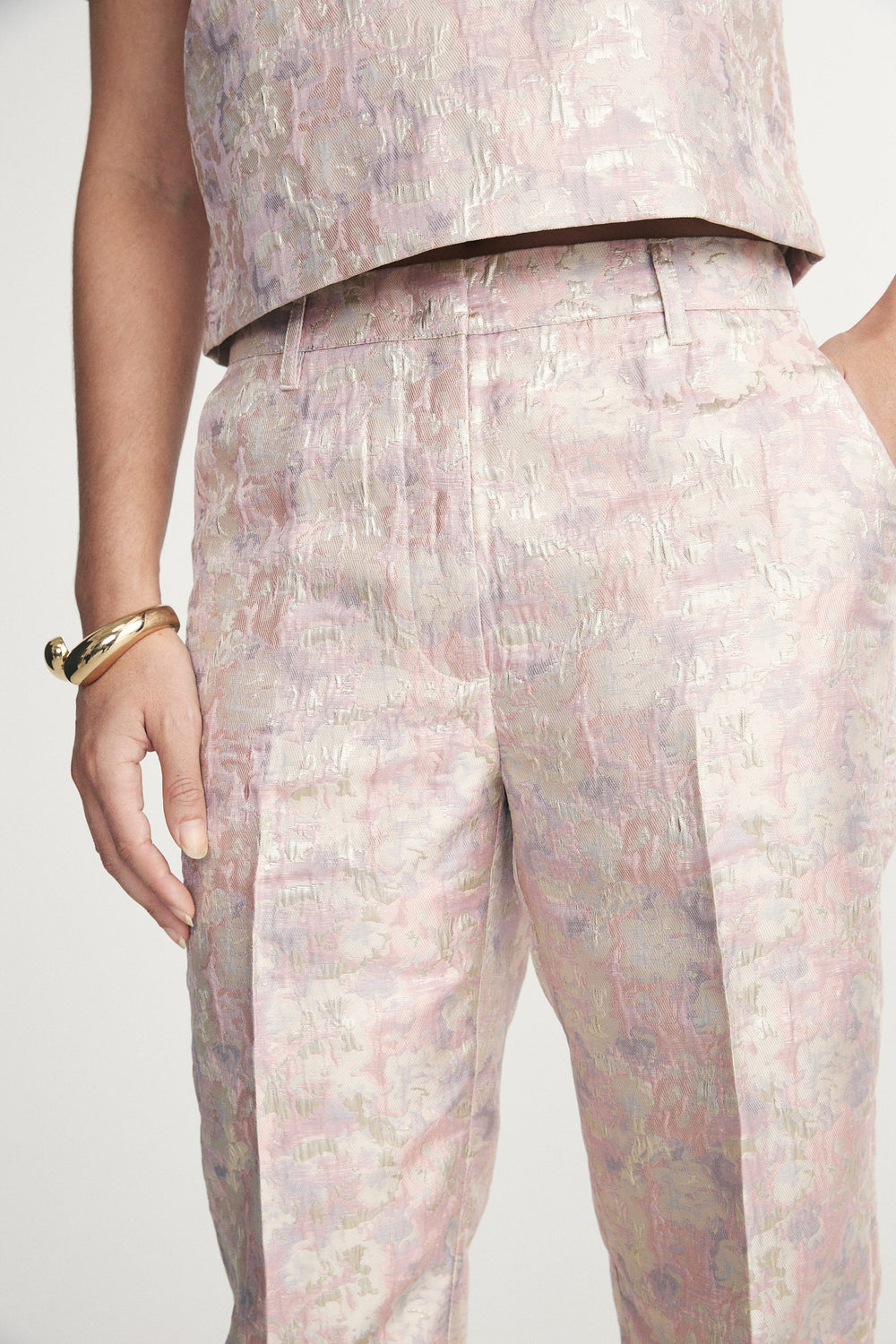 Jacquard pants