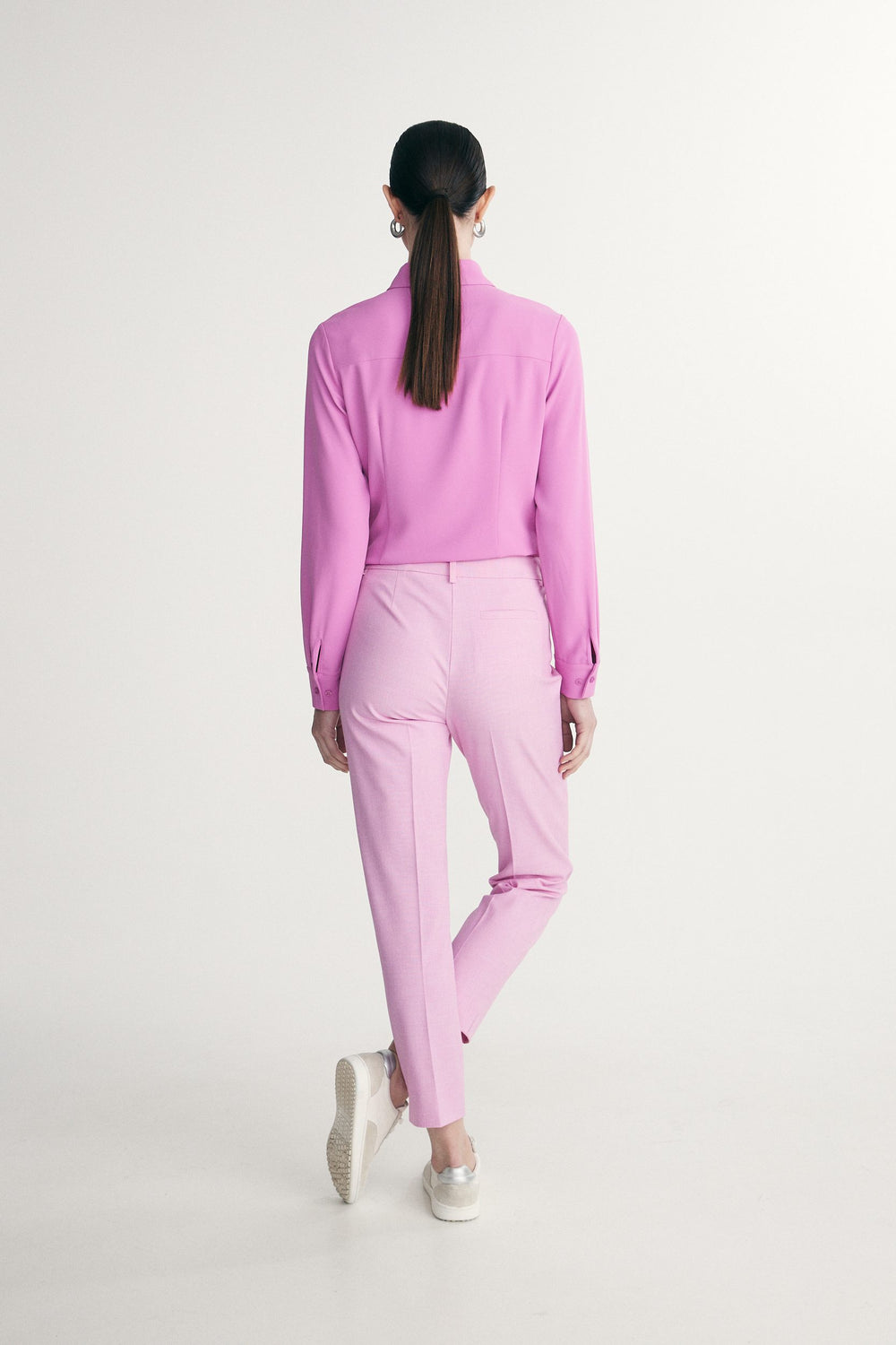 Straight cropped pants