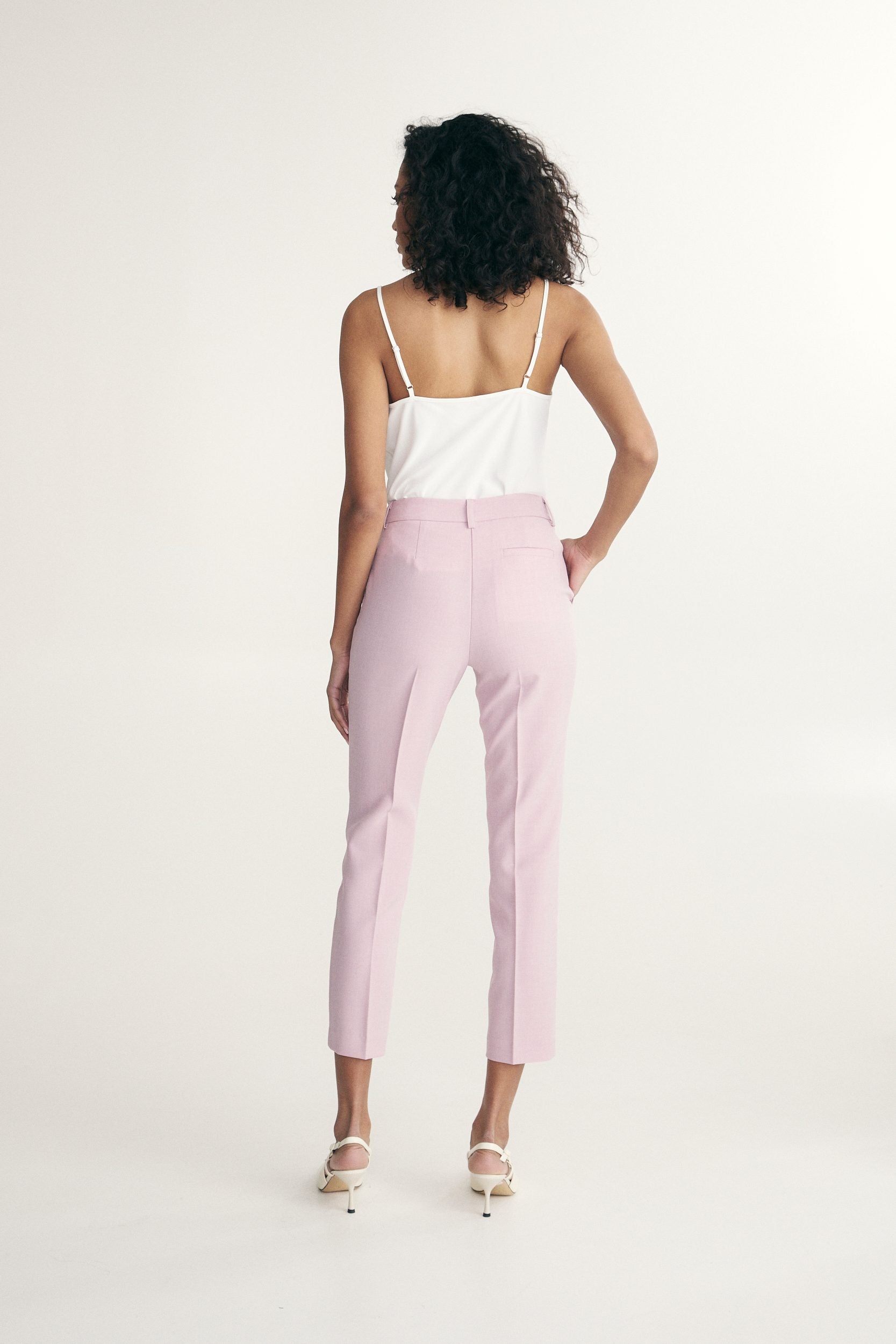 Straight cropped pant