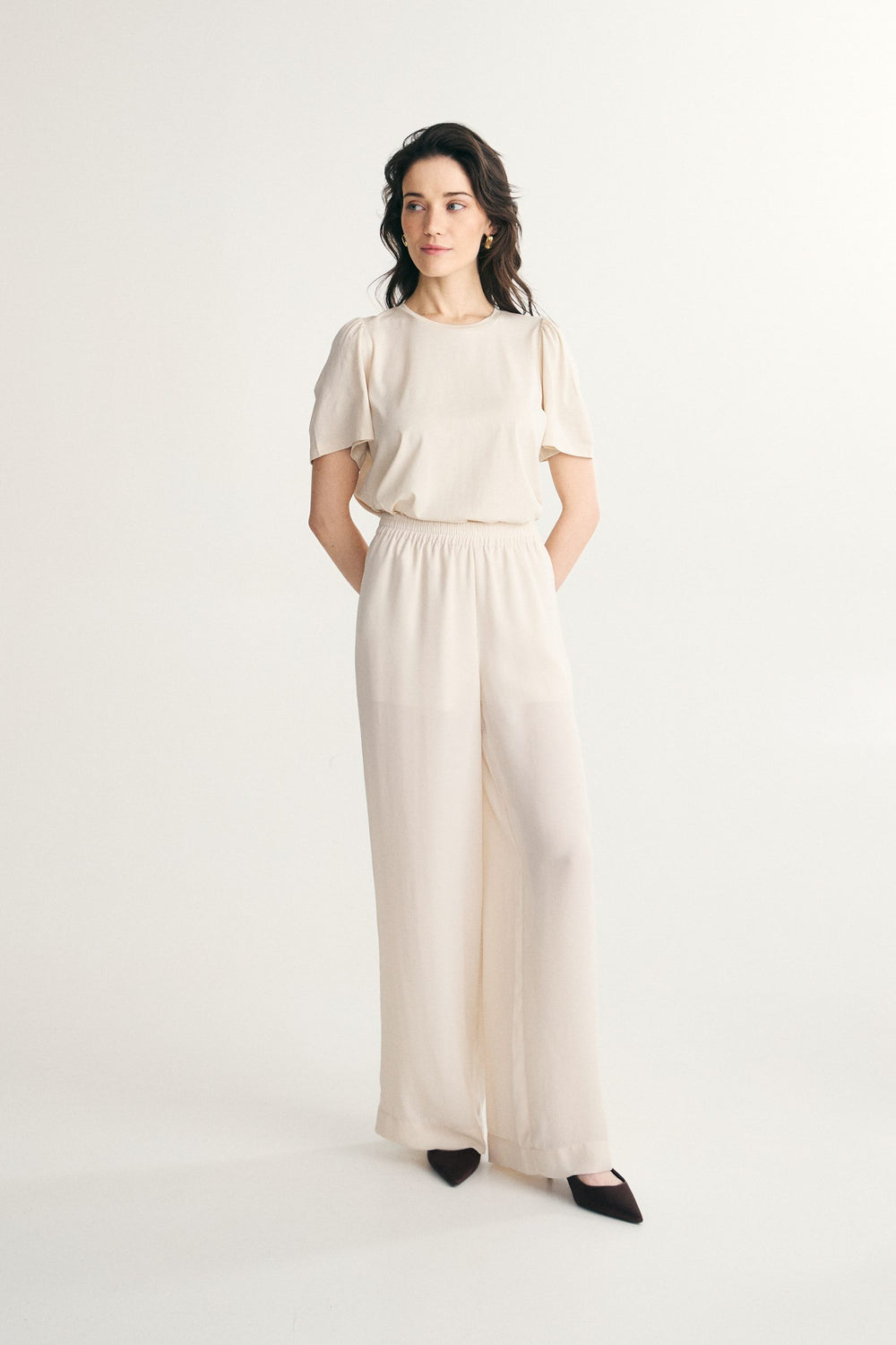 Pantalon évasé
