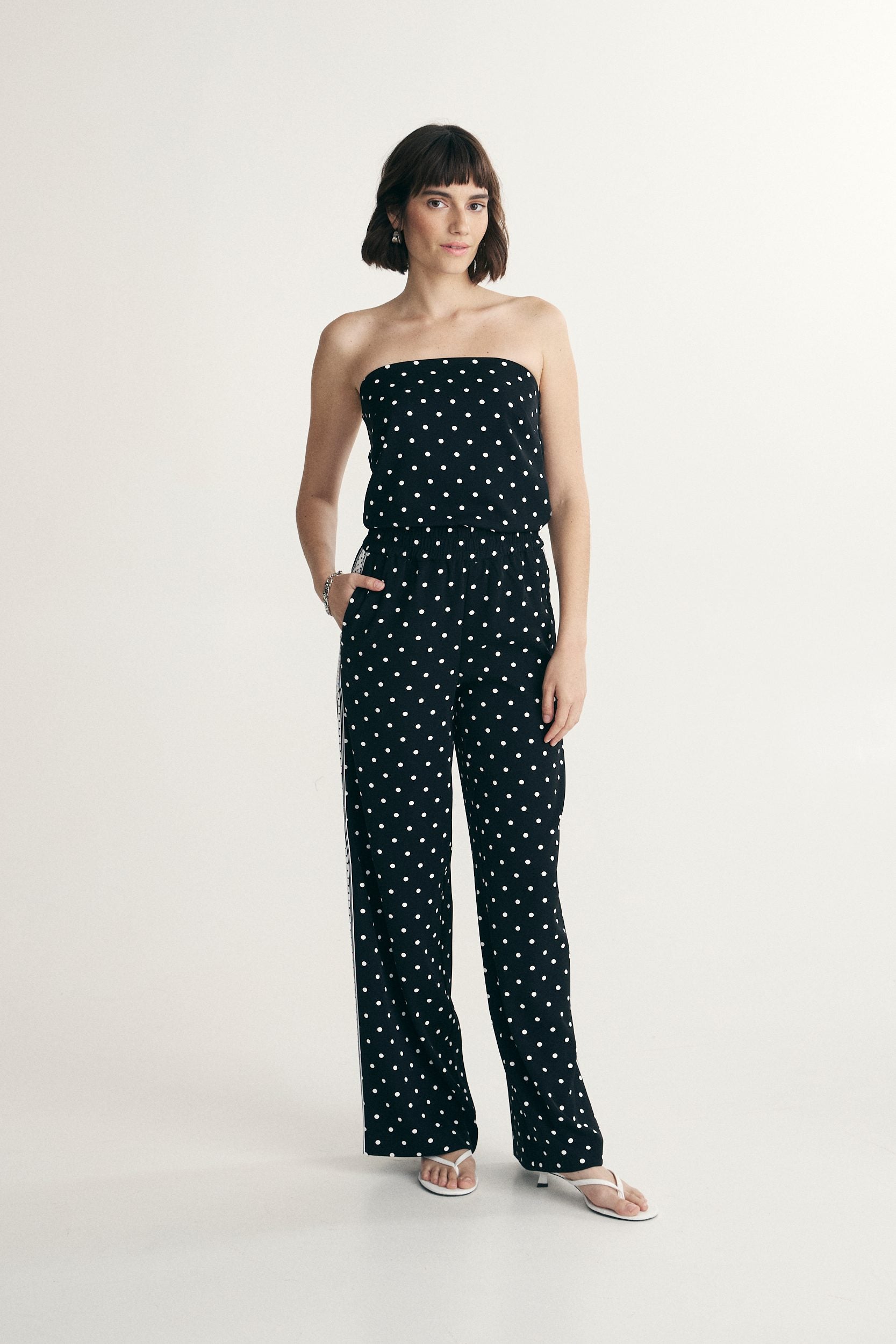 Pantalon à pois