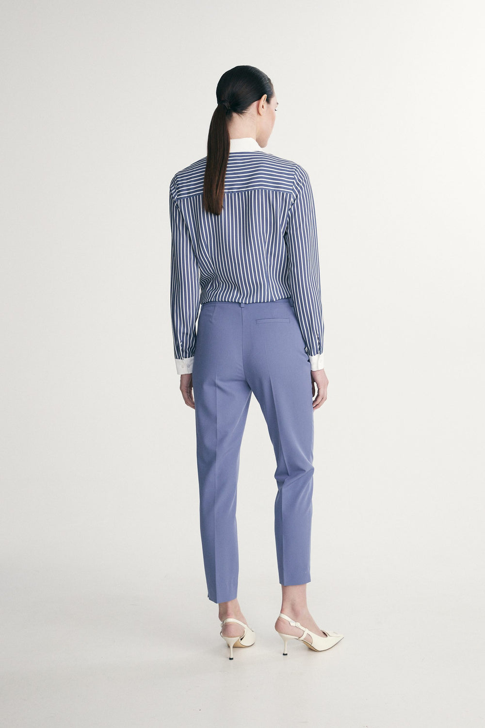 Pantalon droit écourté