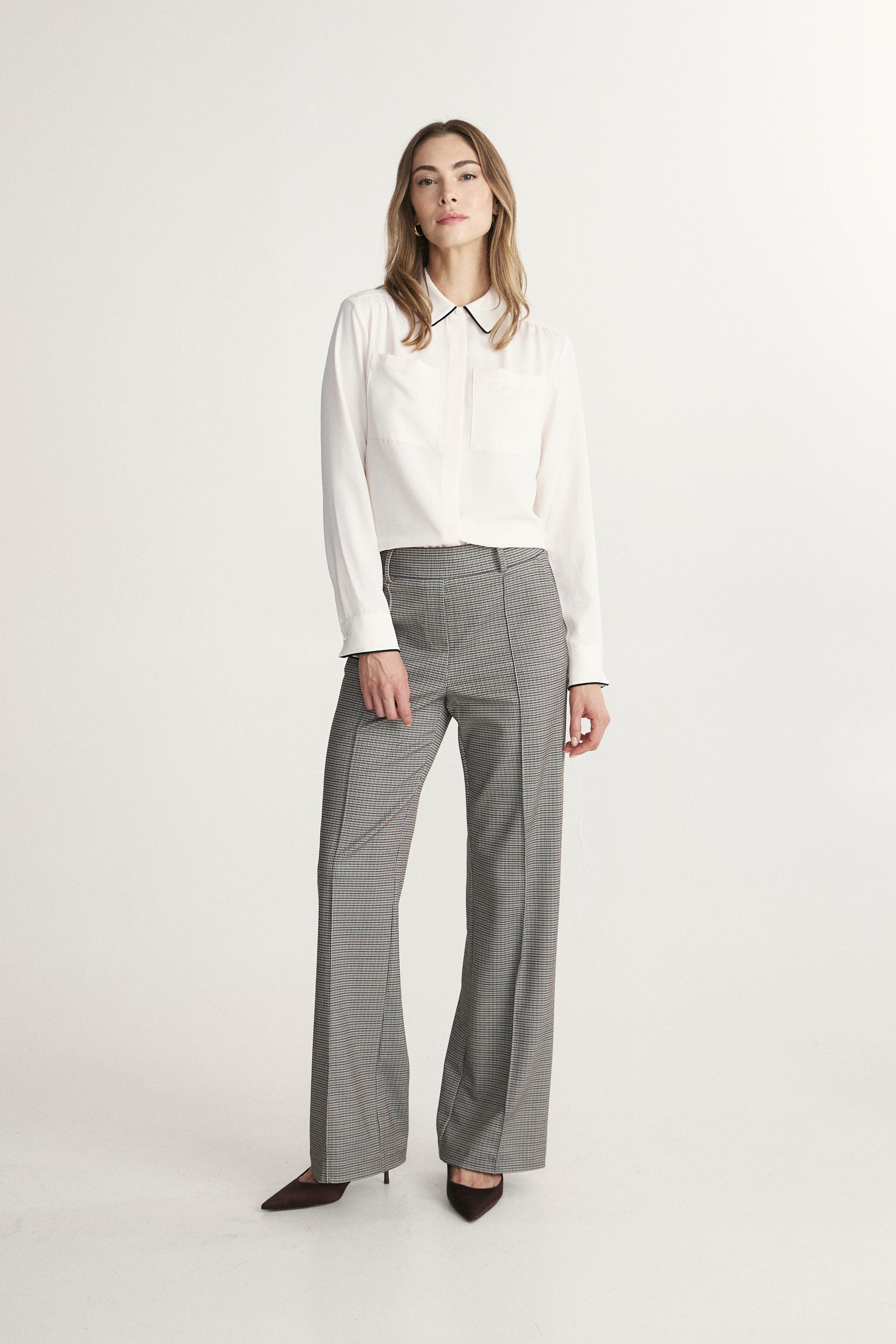 Pantalon extensible à taille élastique