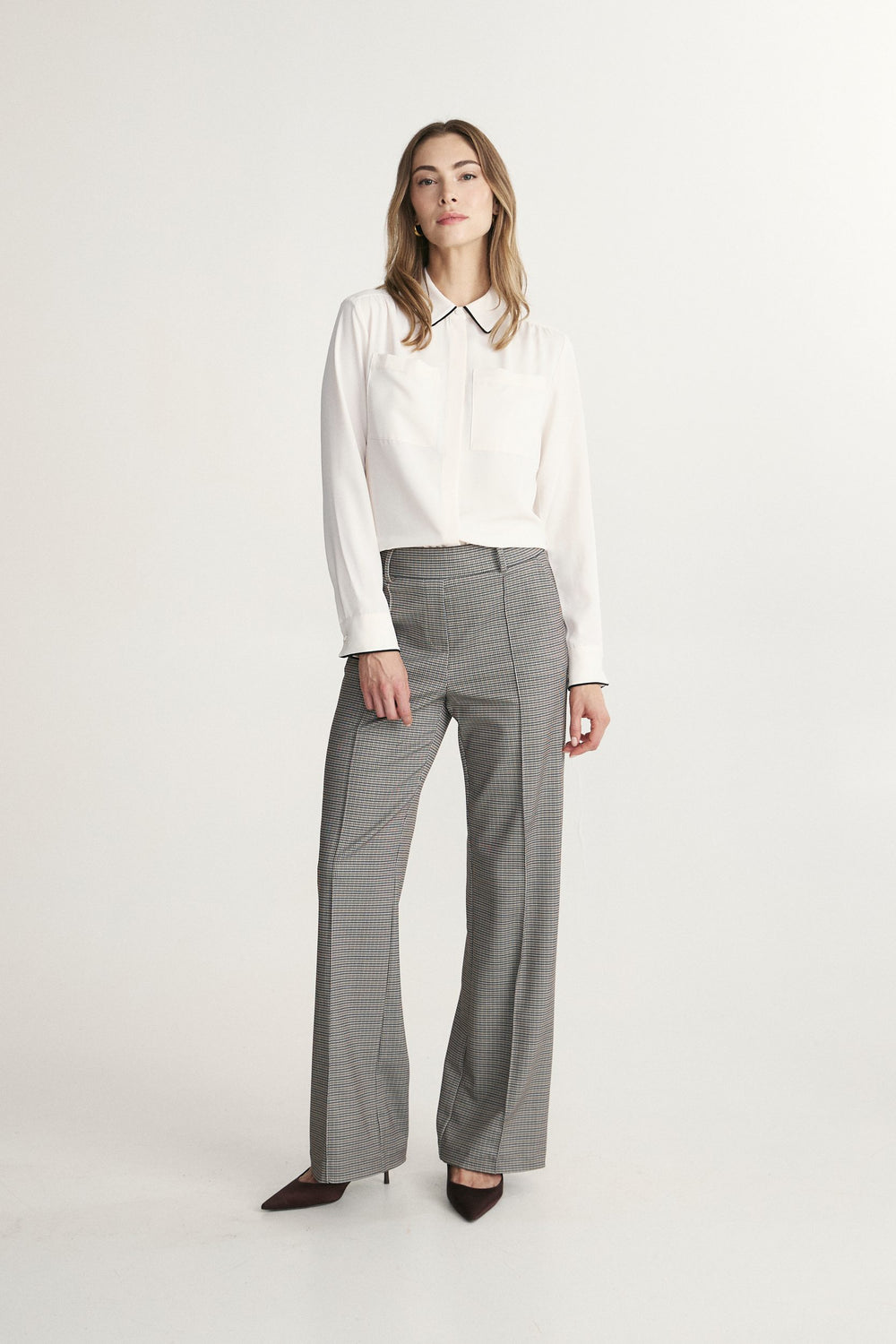 Pantalon extensible à taille élastique
