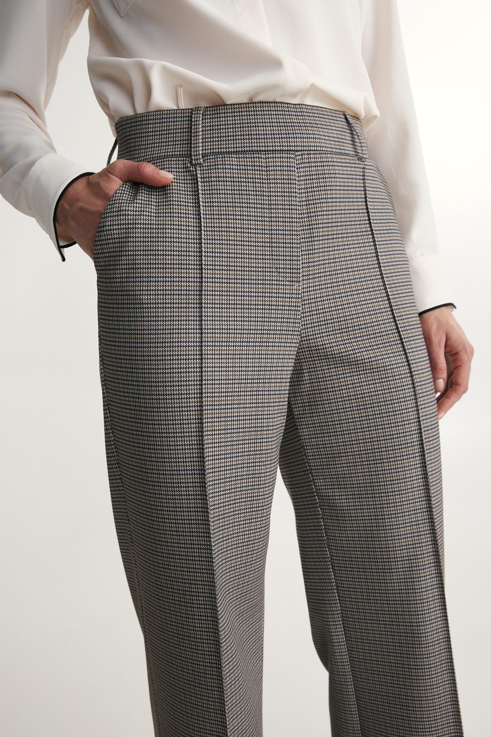 Pantalon extensible à taille élastique
