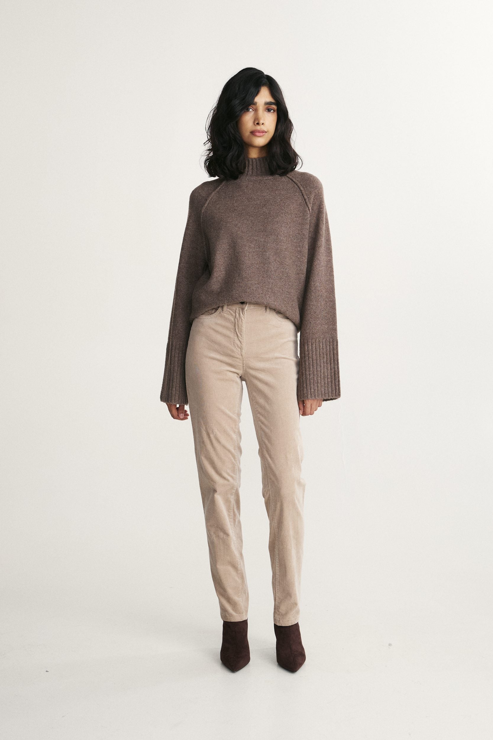 Corduroy high waist pant