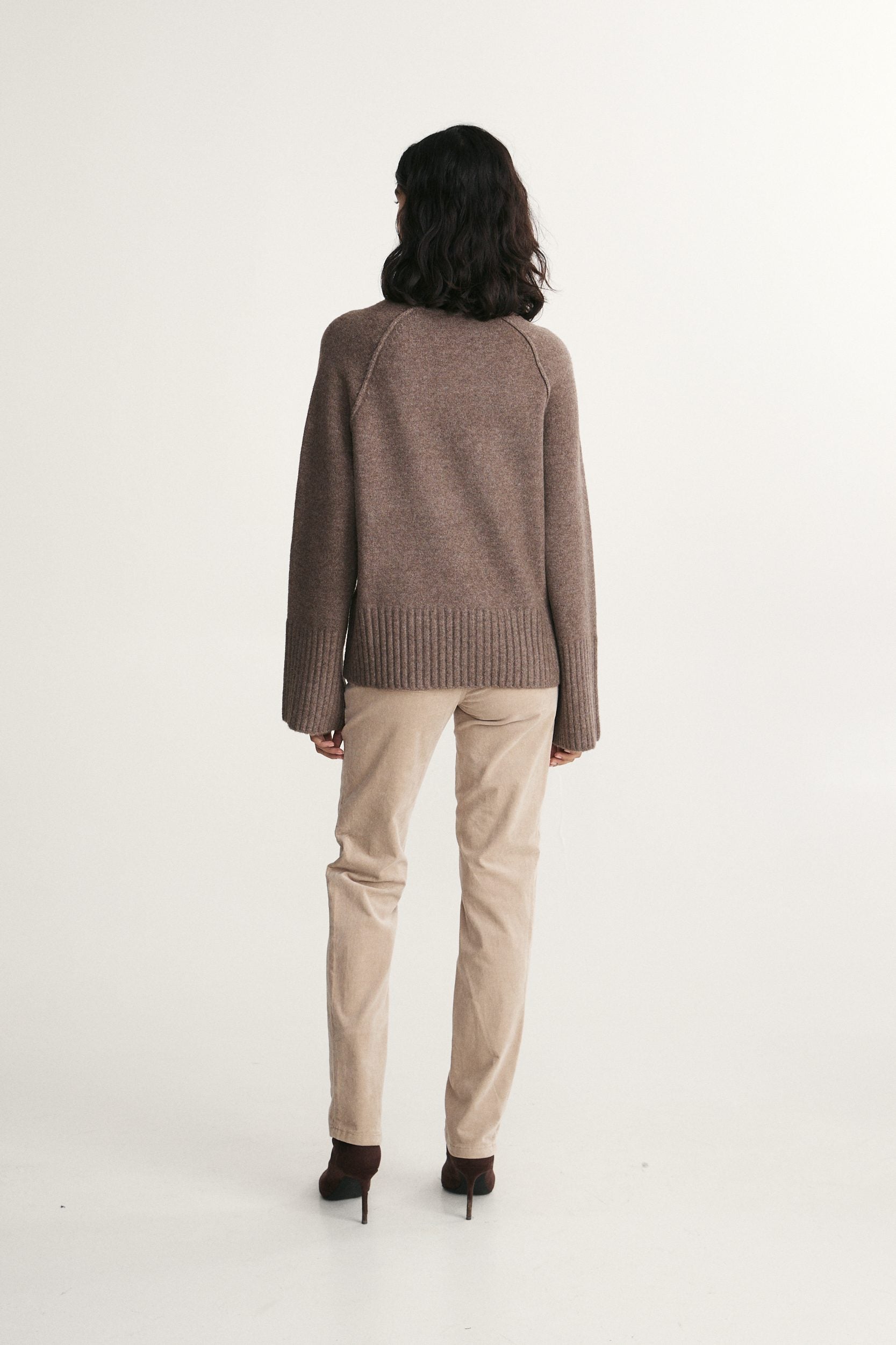 Corduroy high waist pant