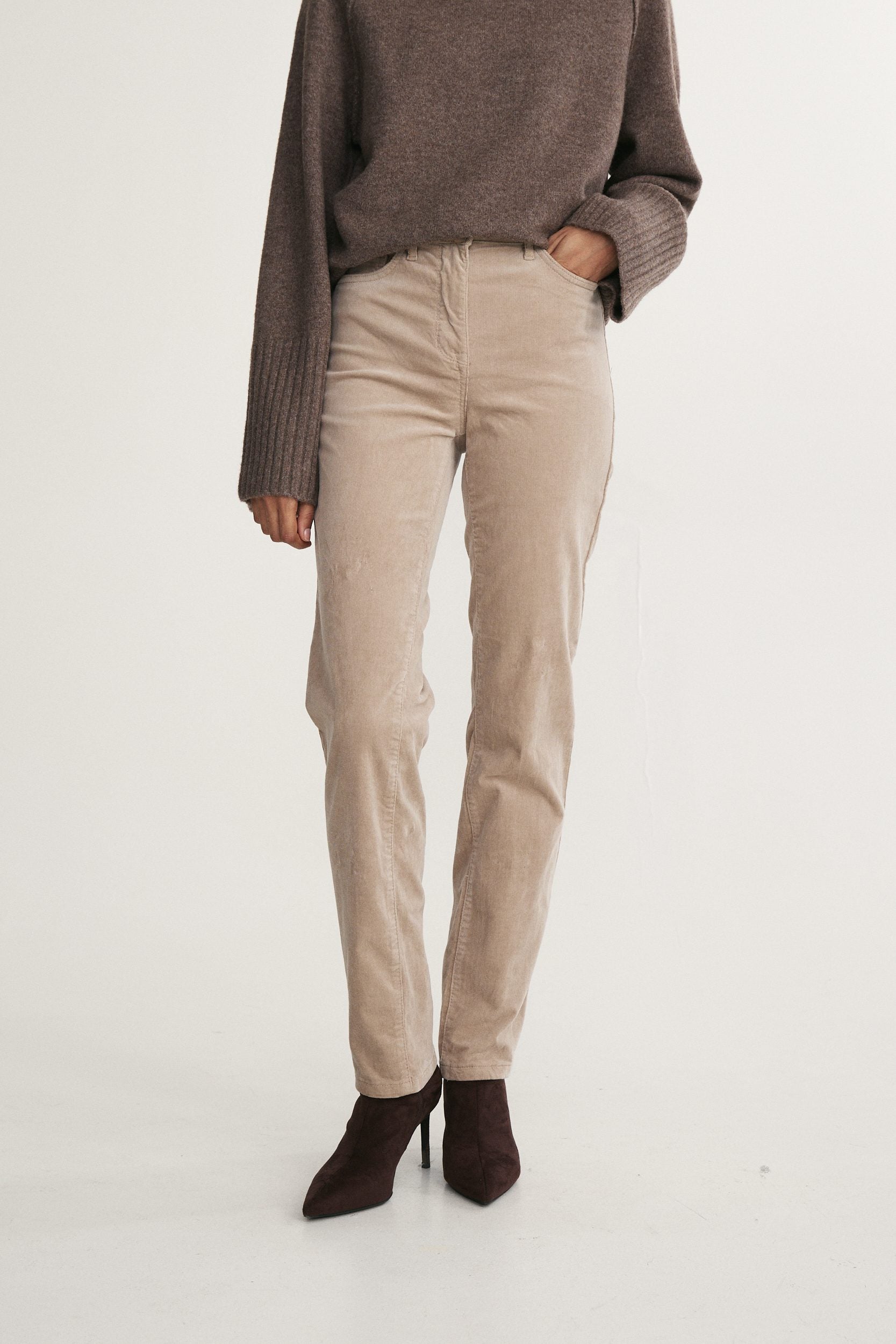 Corduroy high waist pant