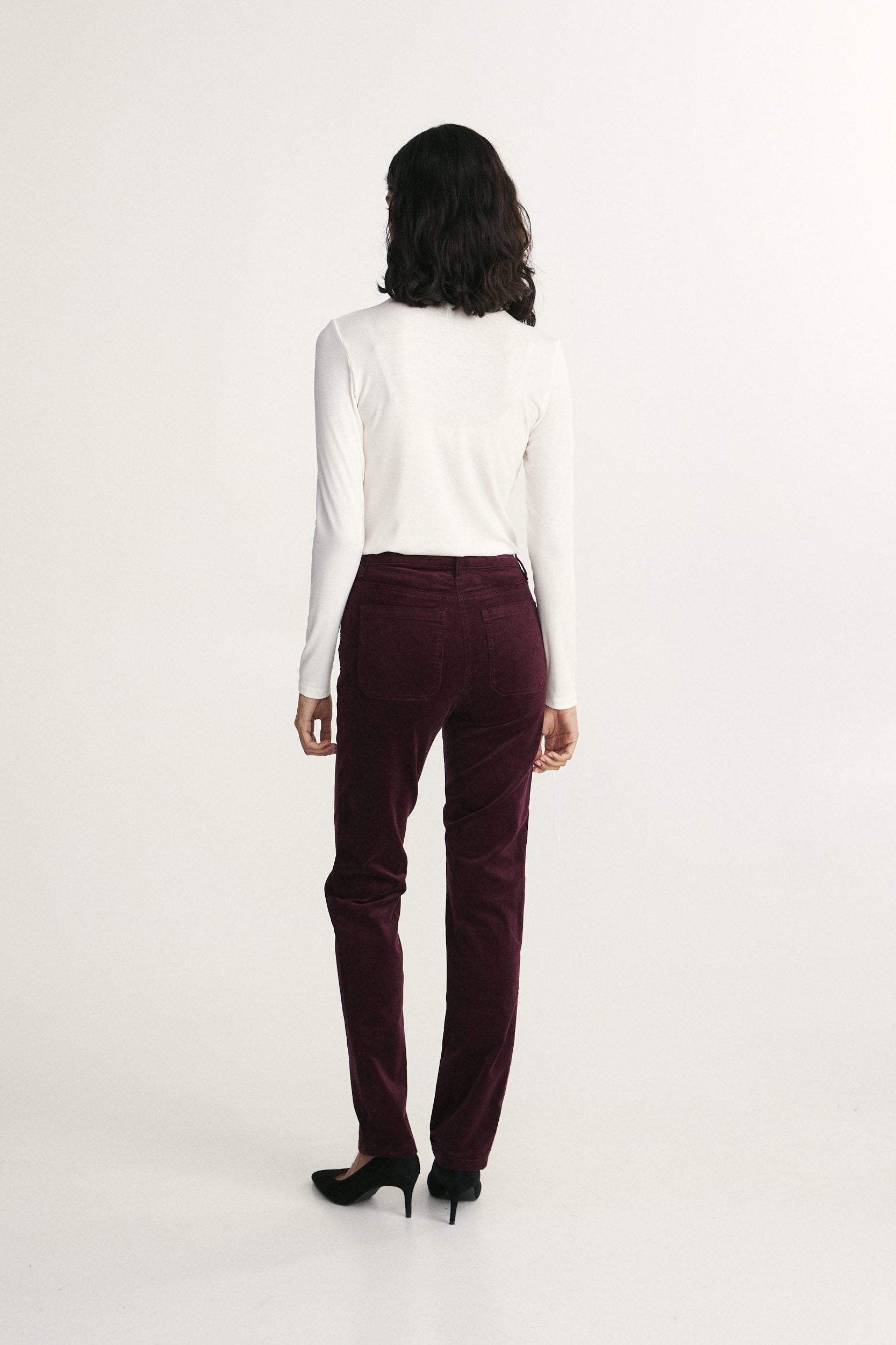 Corduroy high waist pant