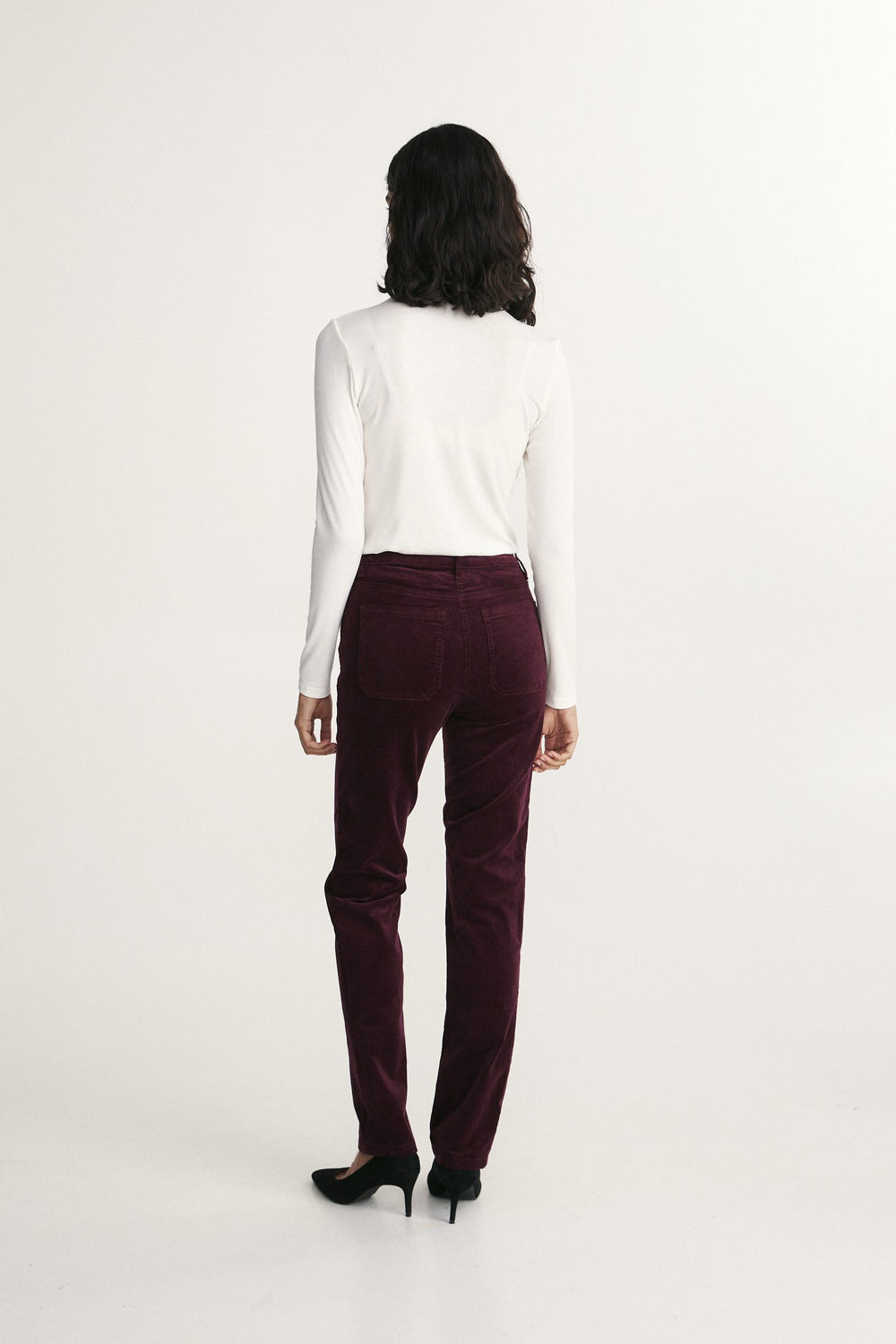 Corduroy high waist pant