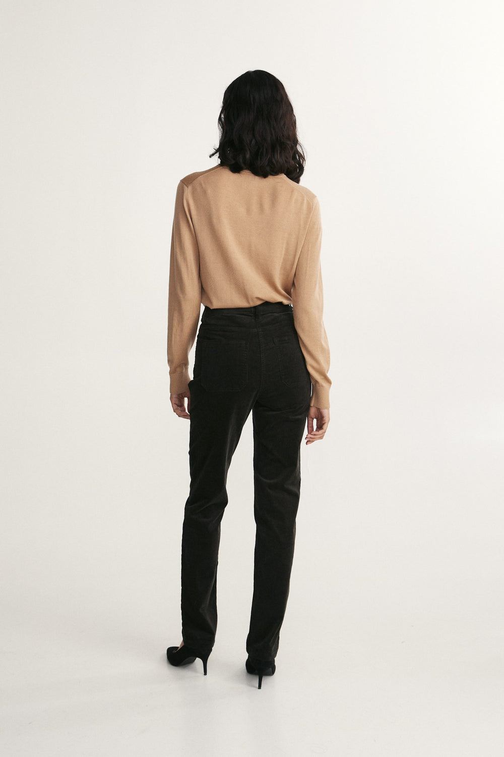 Corduroy high waist pant