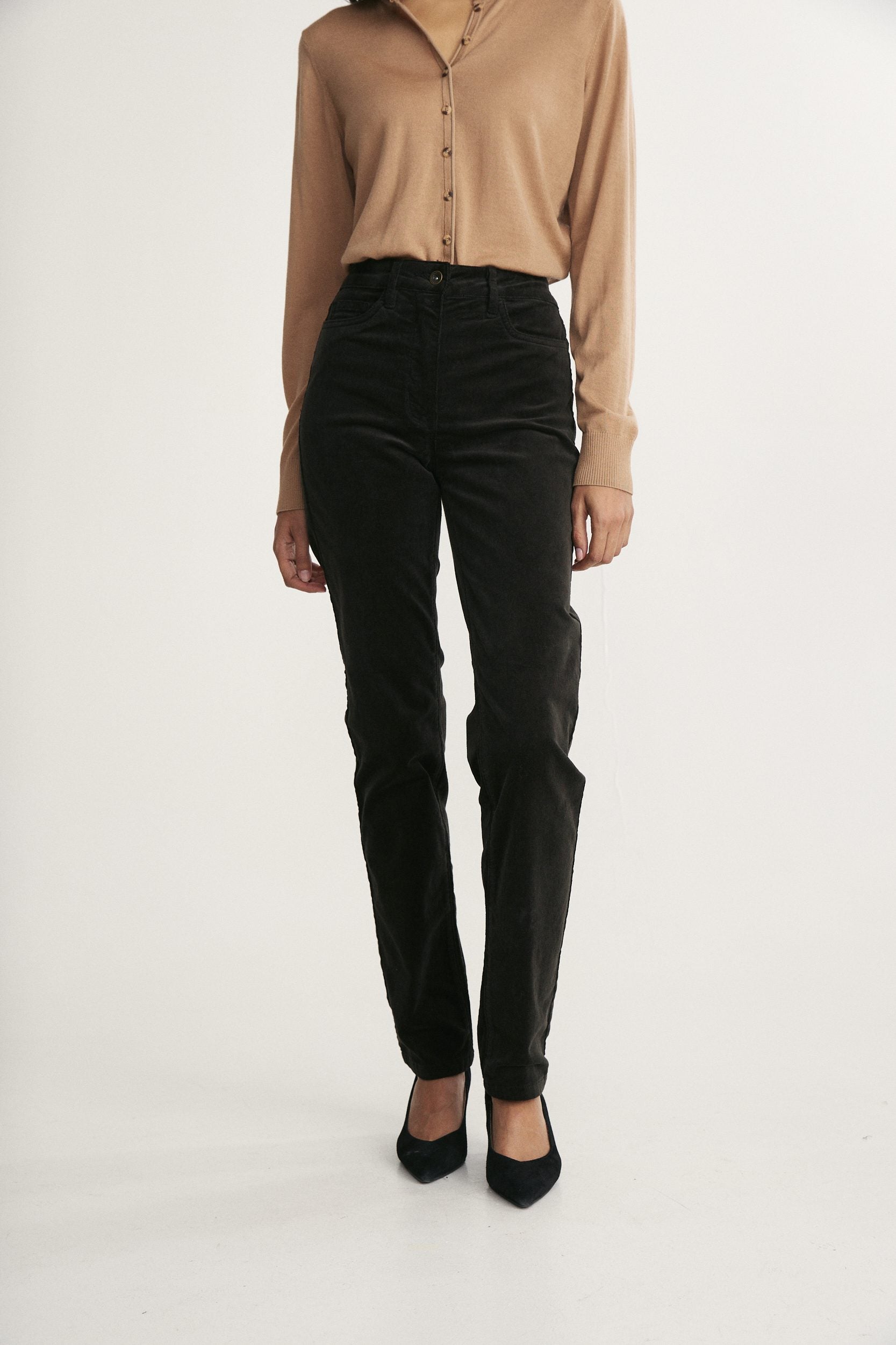 Corduroy high waist pant
