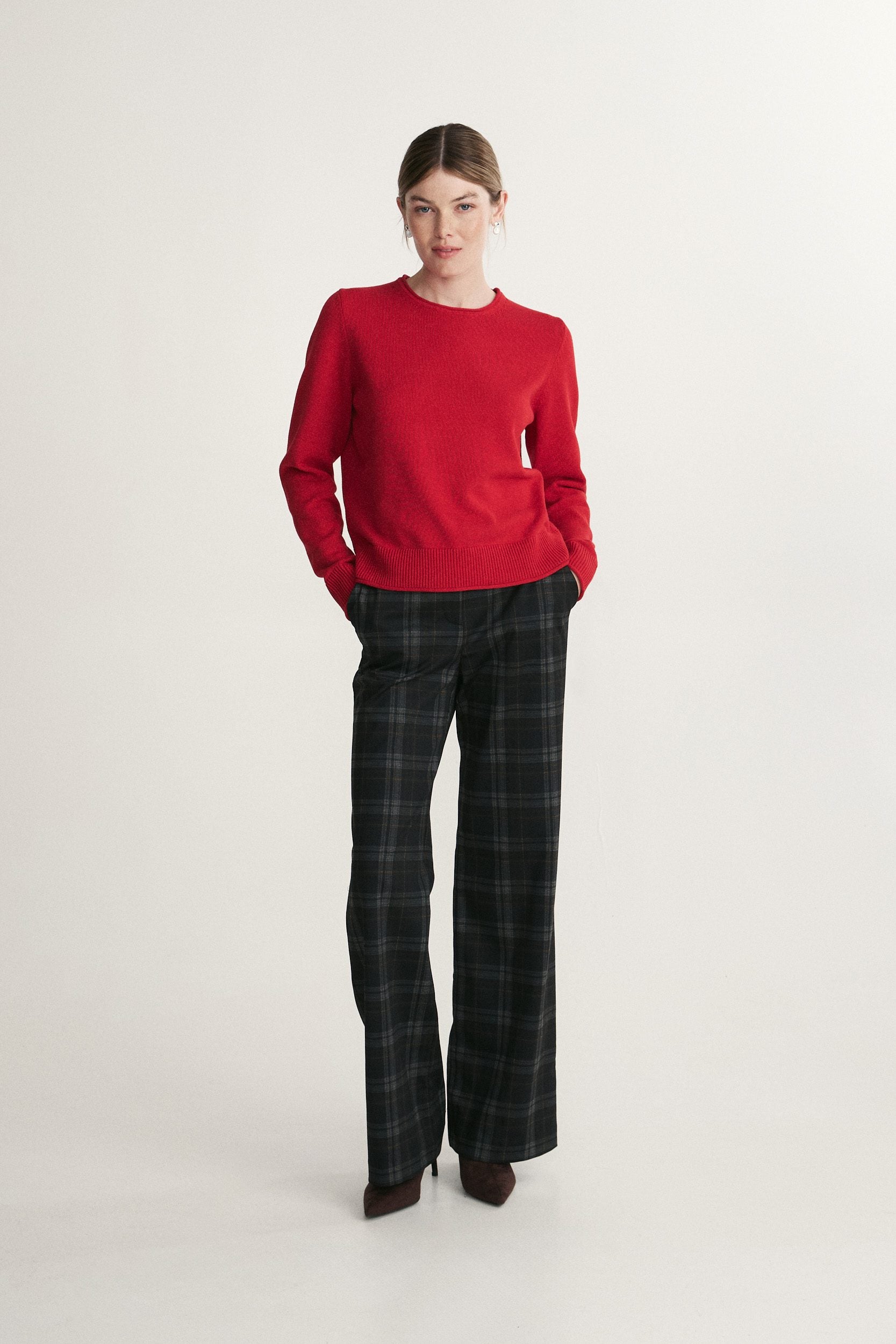 Pantalon à carreaux