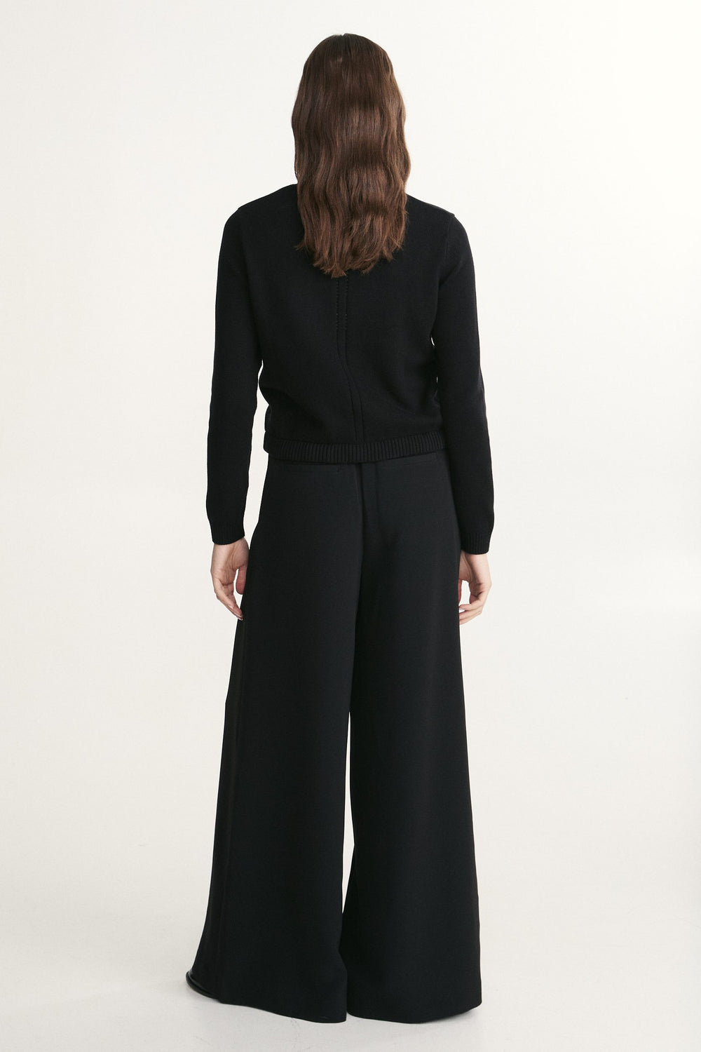 High waist extra wide leg pant