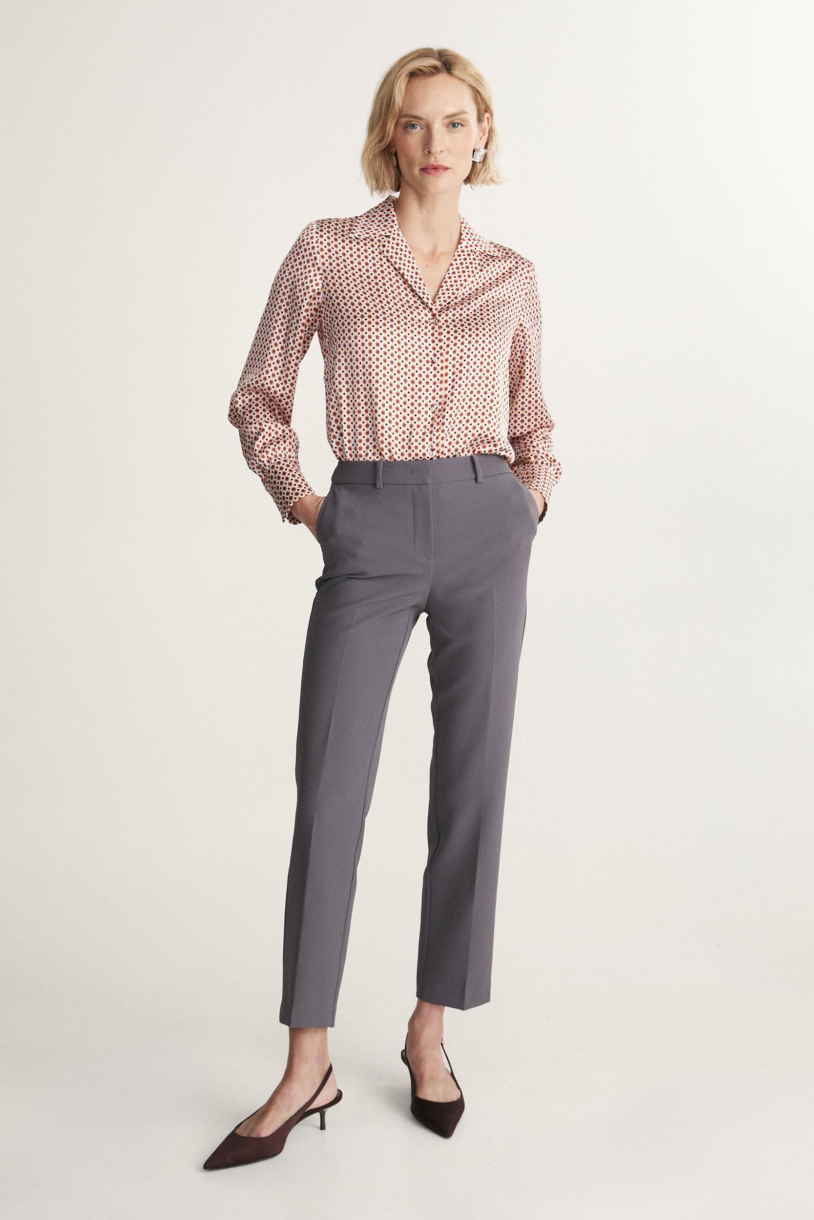 Urban straight cropped pant