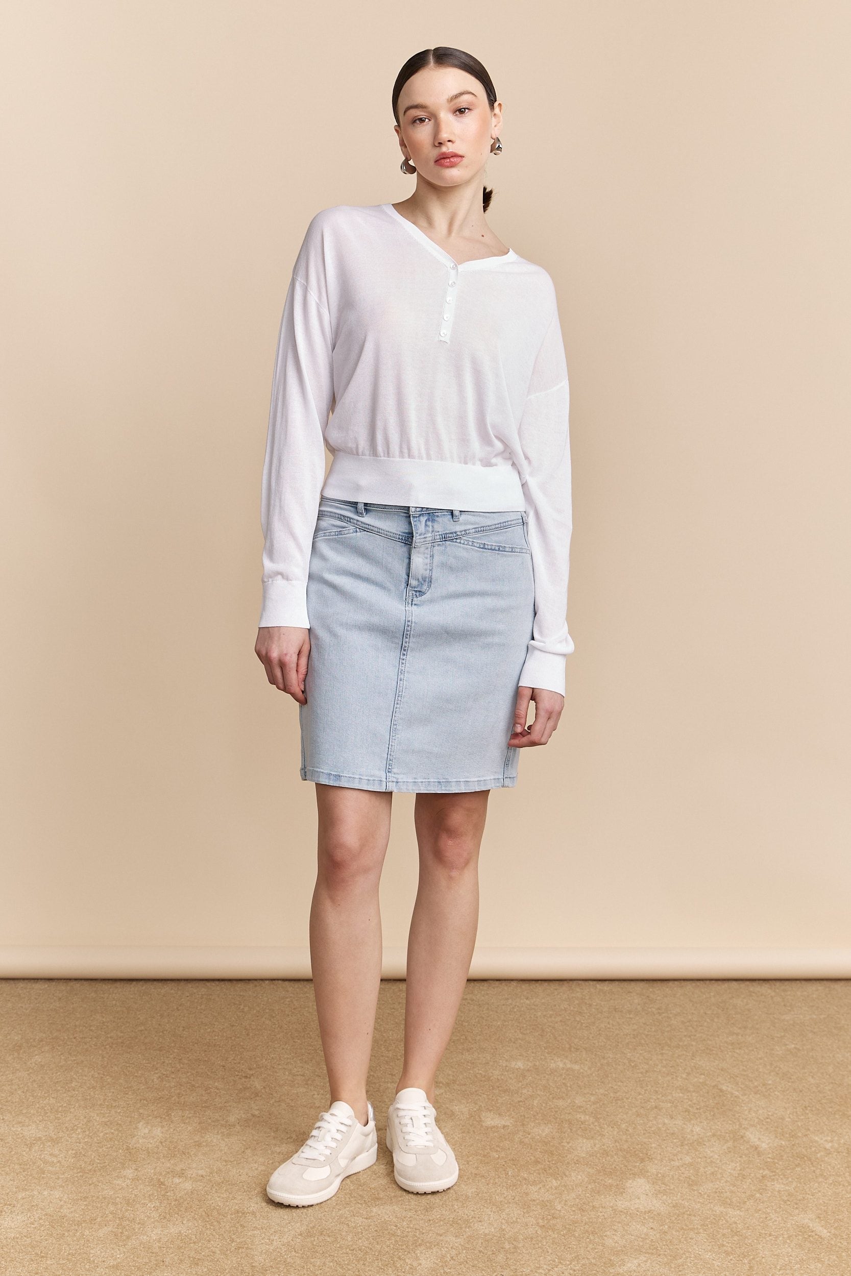 Denim skirt
