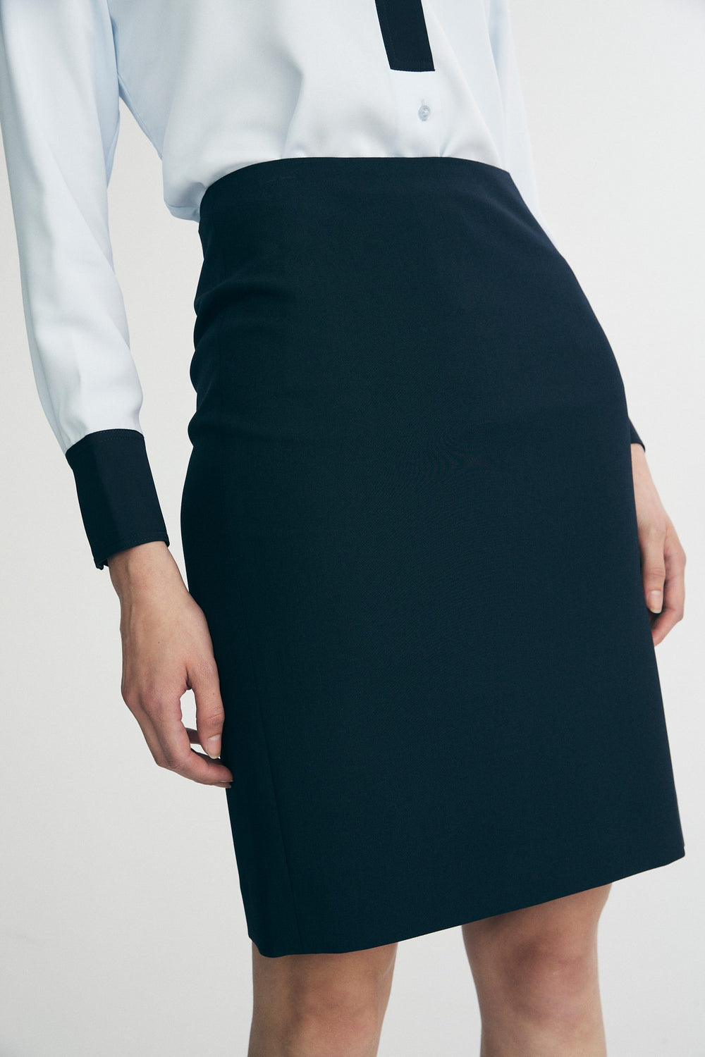 High waist pencil skirt