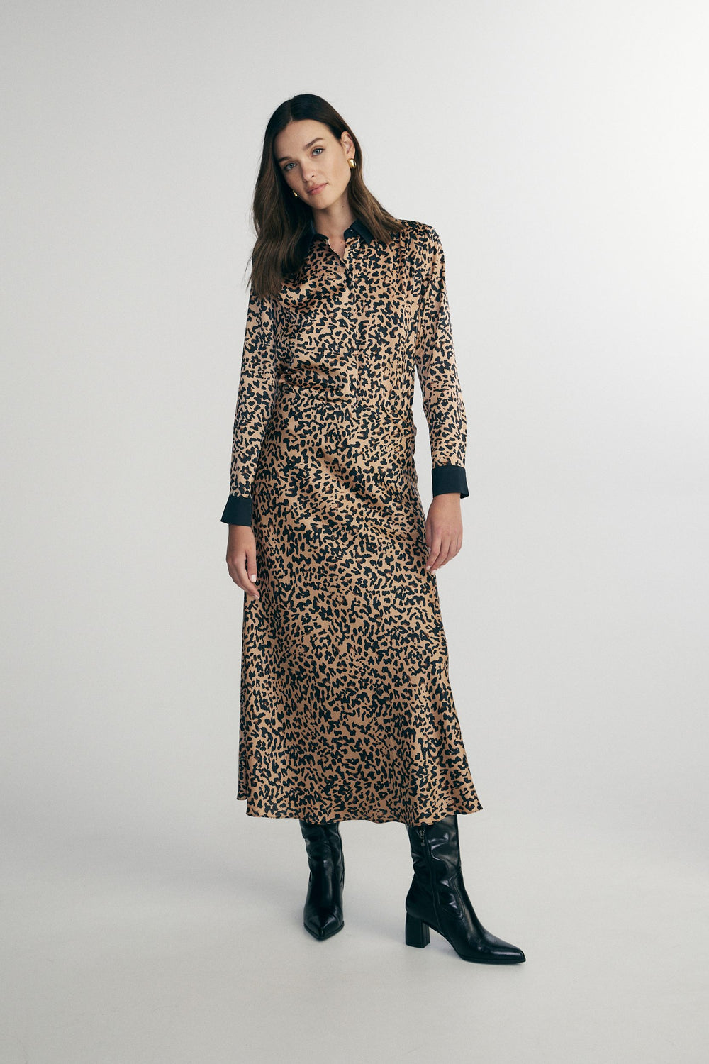 Leopard print skirt