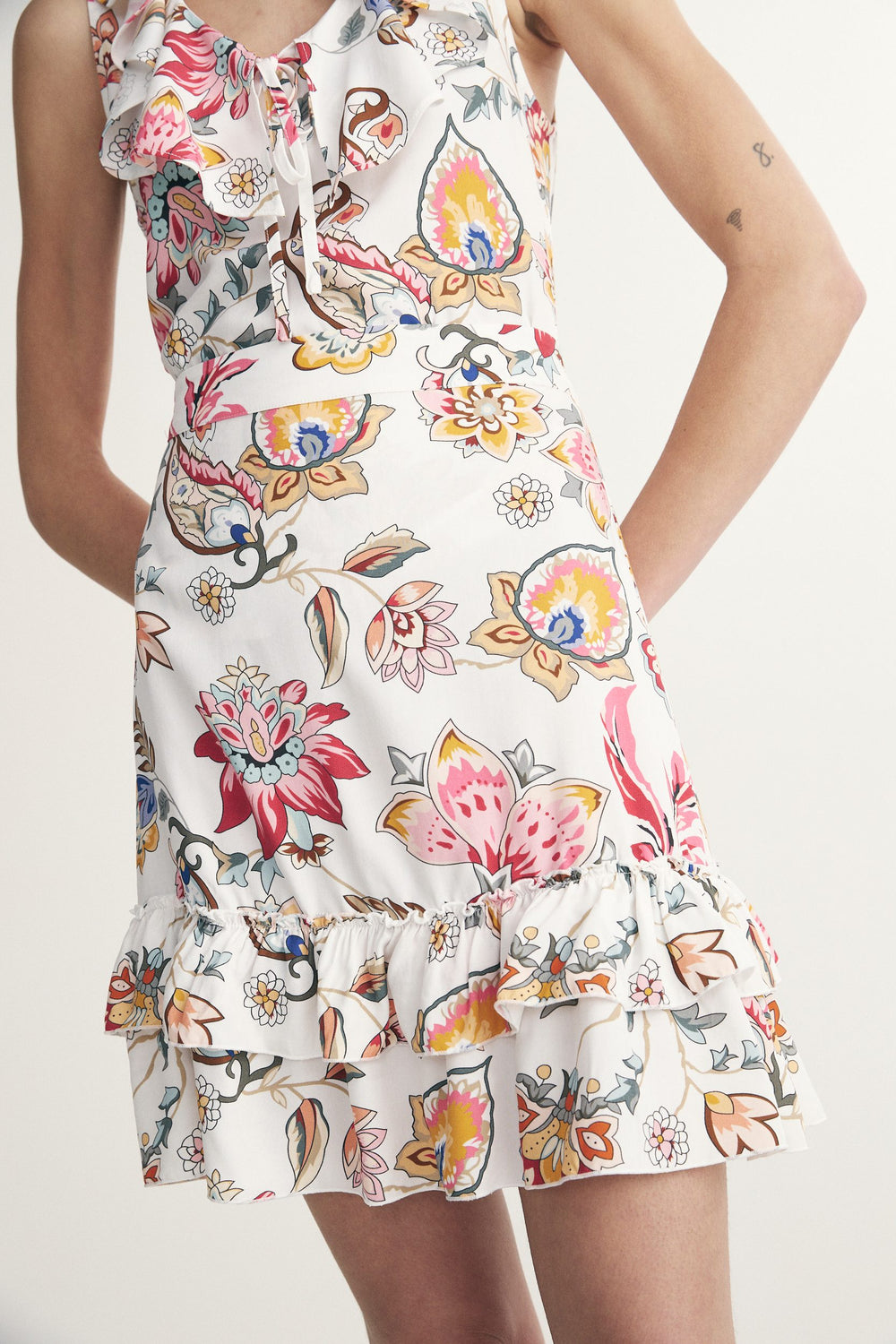 Jupe à imprimé floral