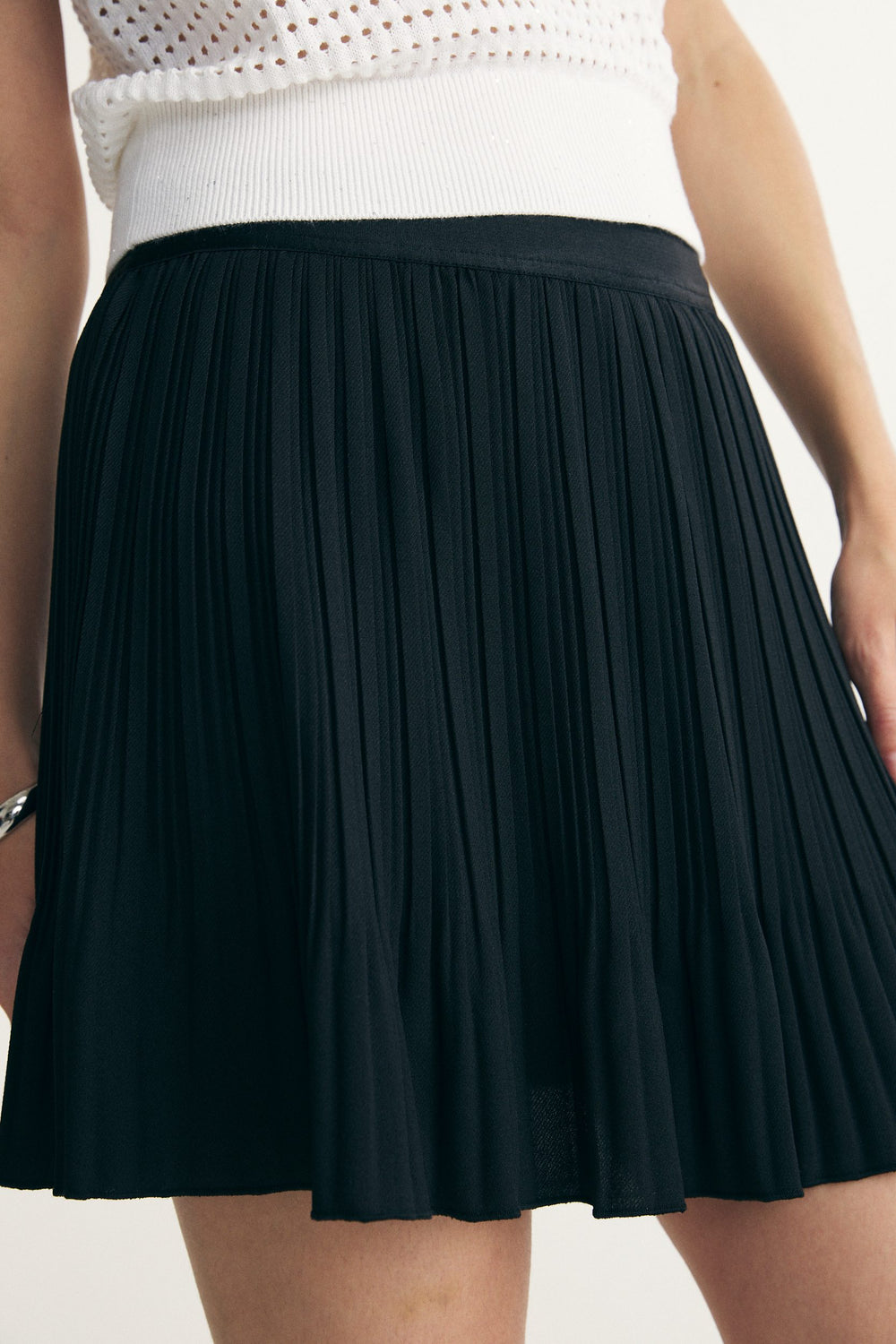 Mini pleated skort