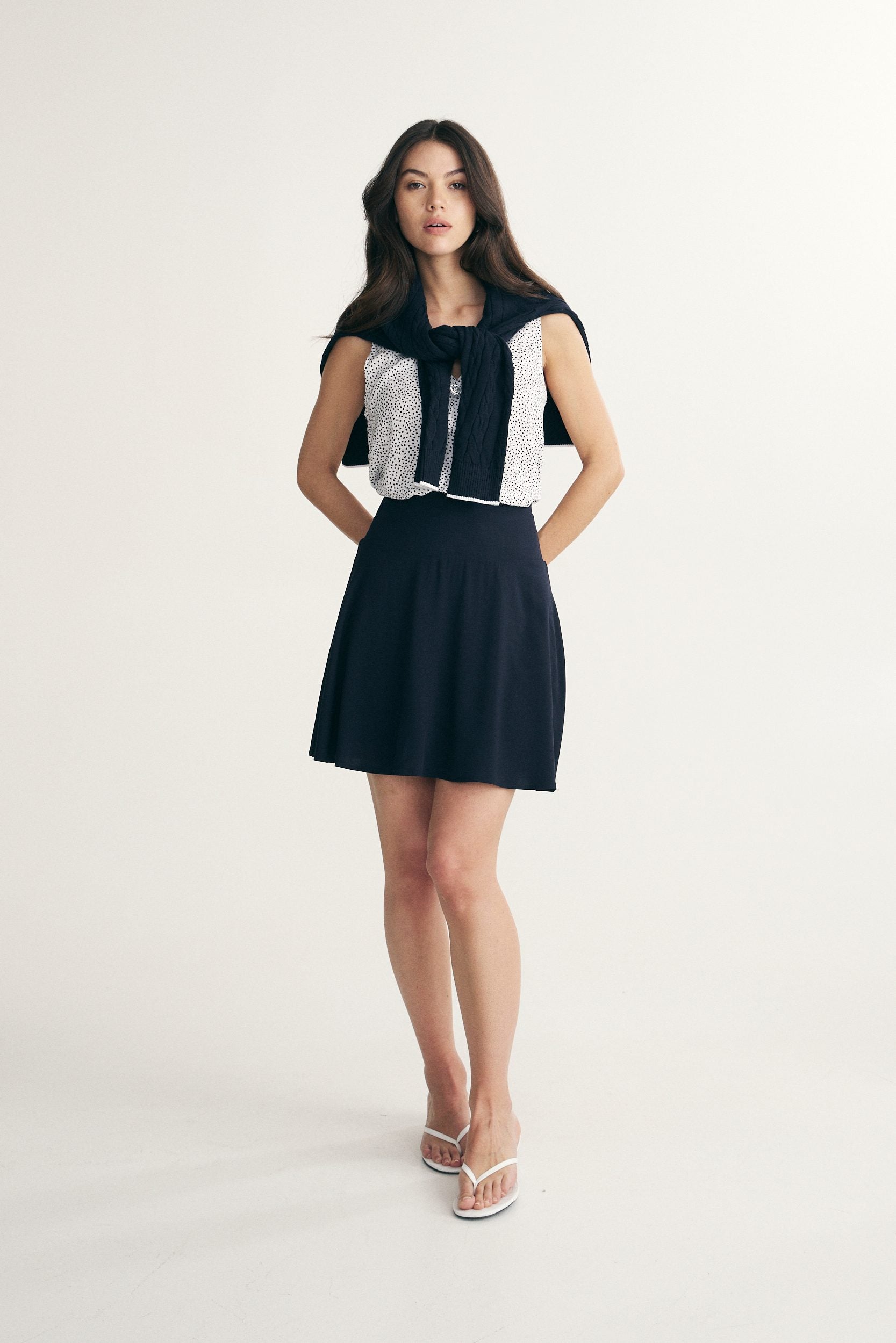 Jupe à taille élastique