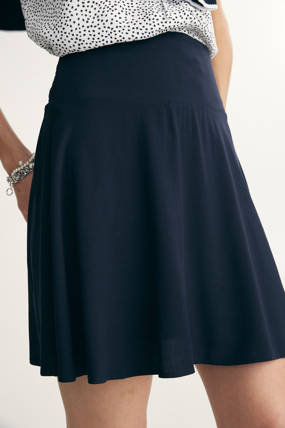 Jupe à taille élastique