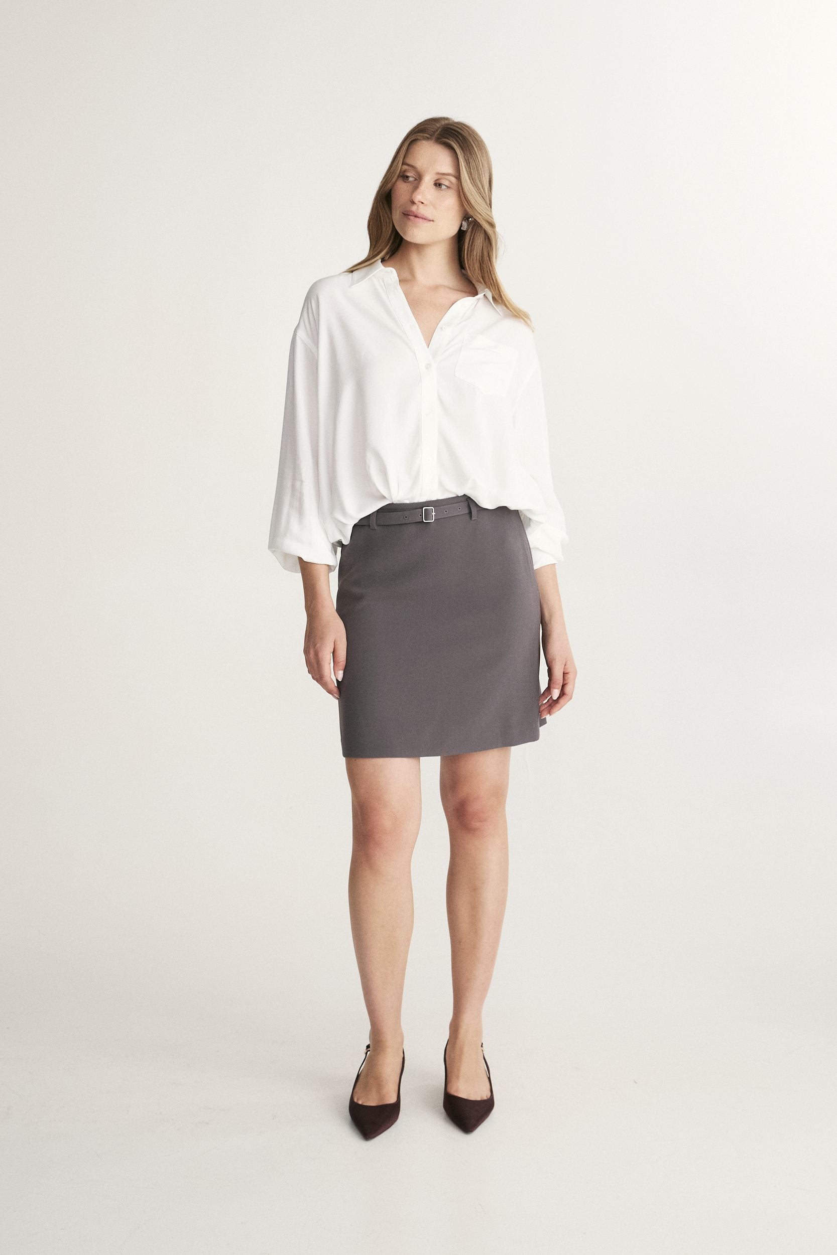 Jupe avec ceinture