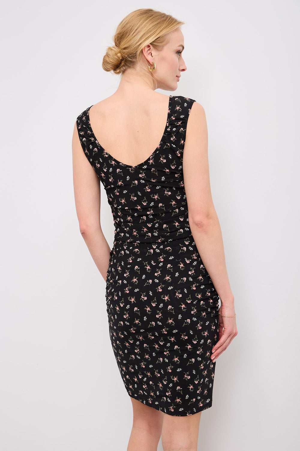 Robe en micro filet floral
