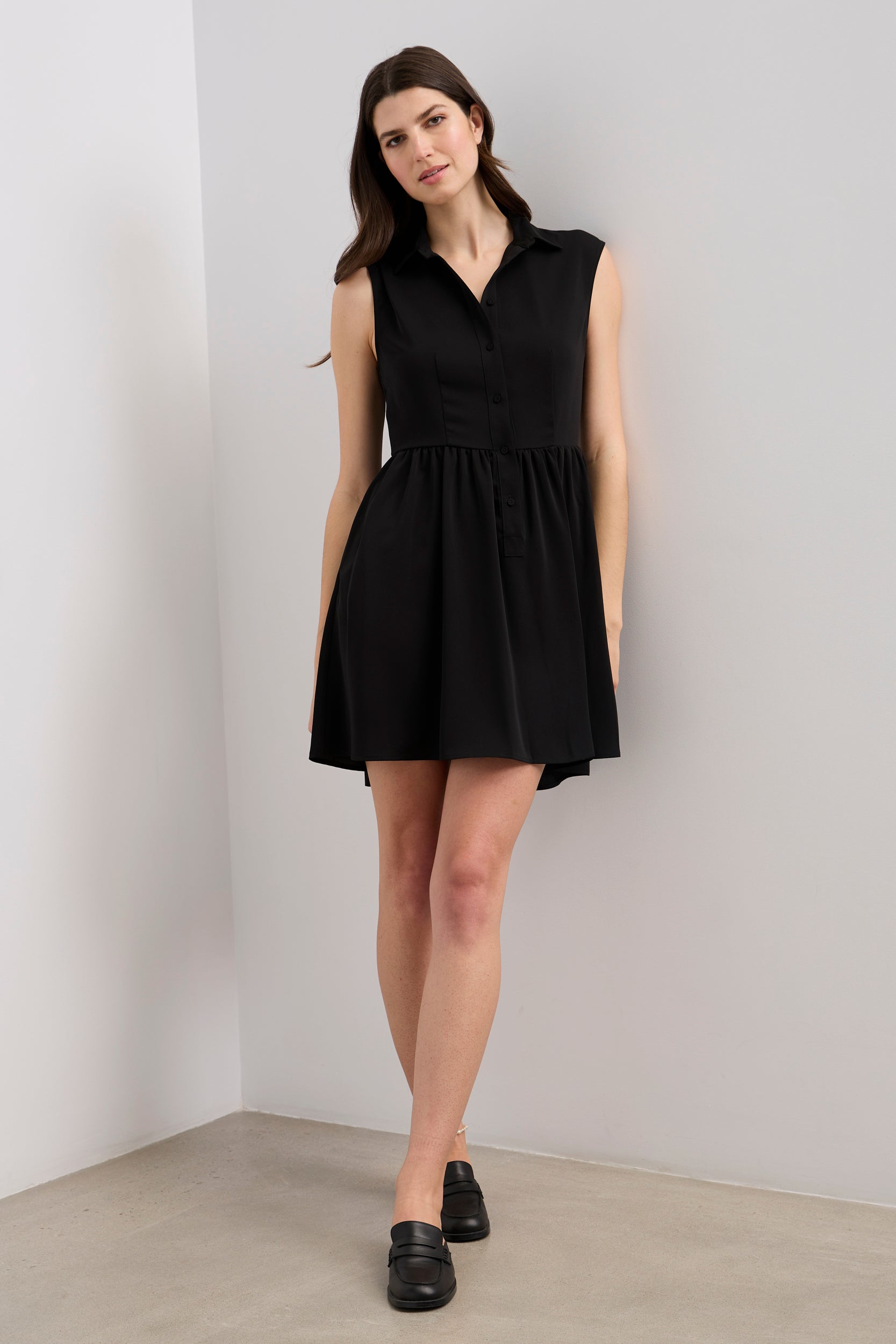 Robe chemise fluide