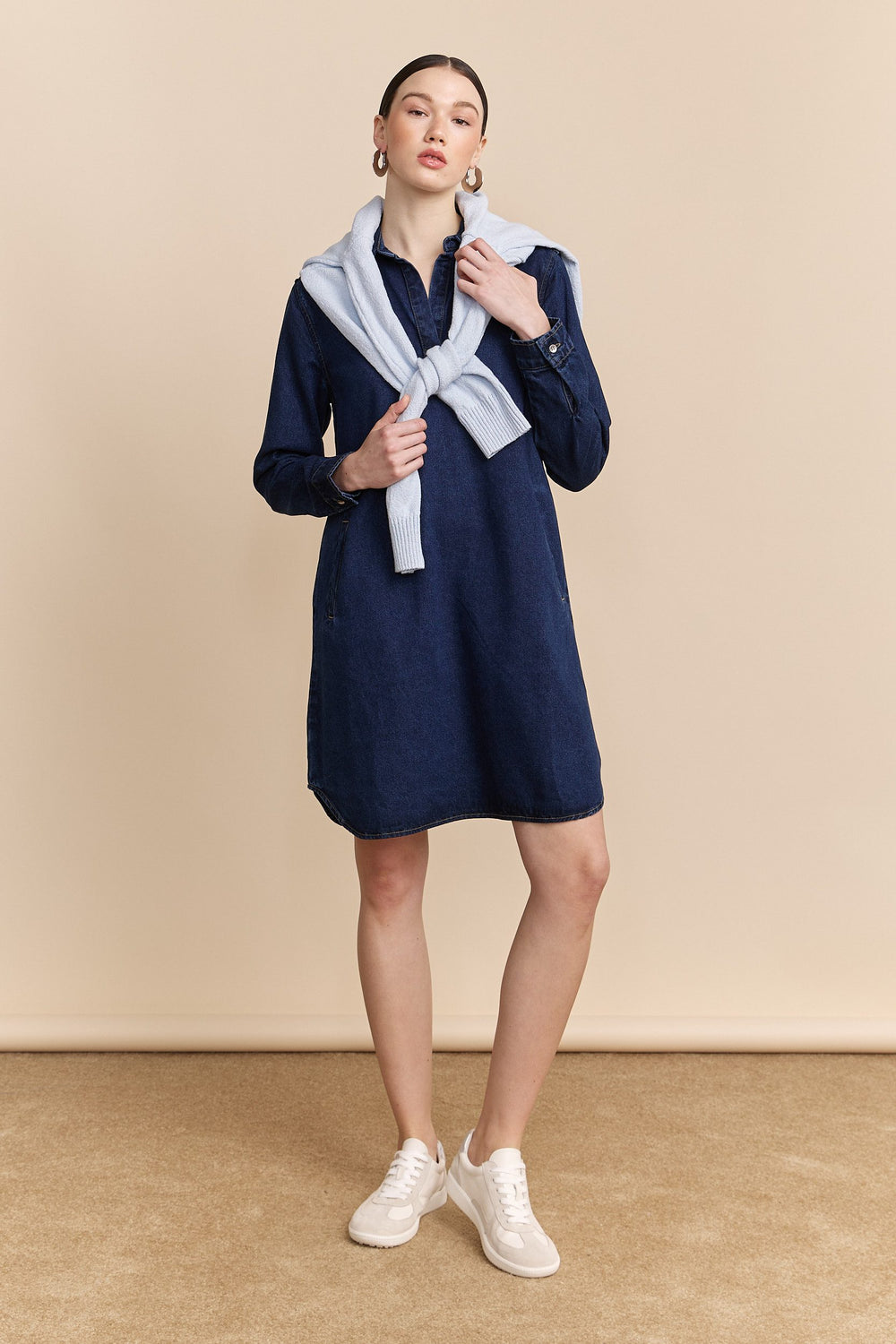 Robe en denim