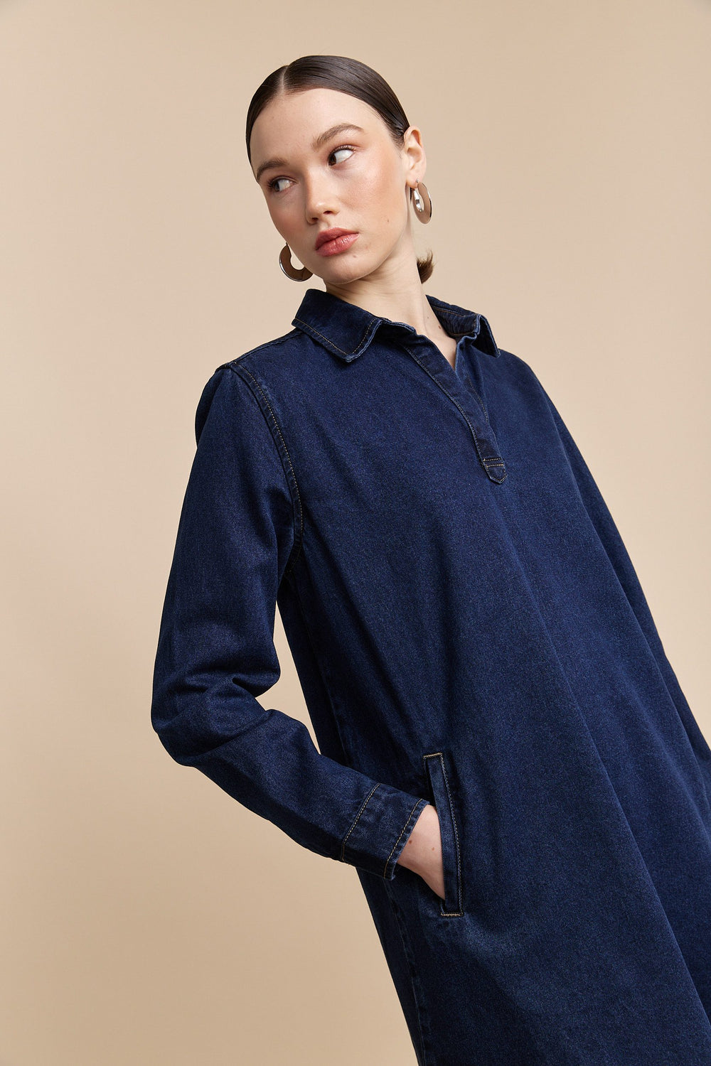 Robe en denim
