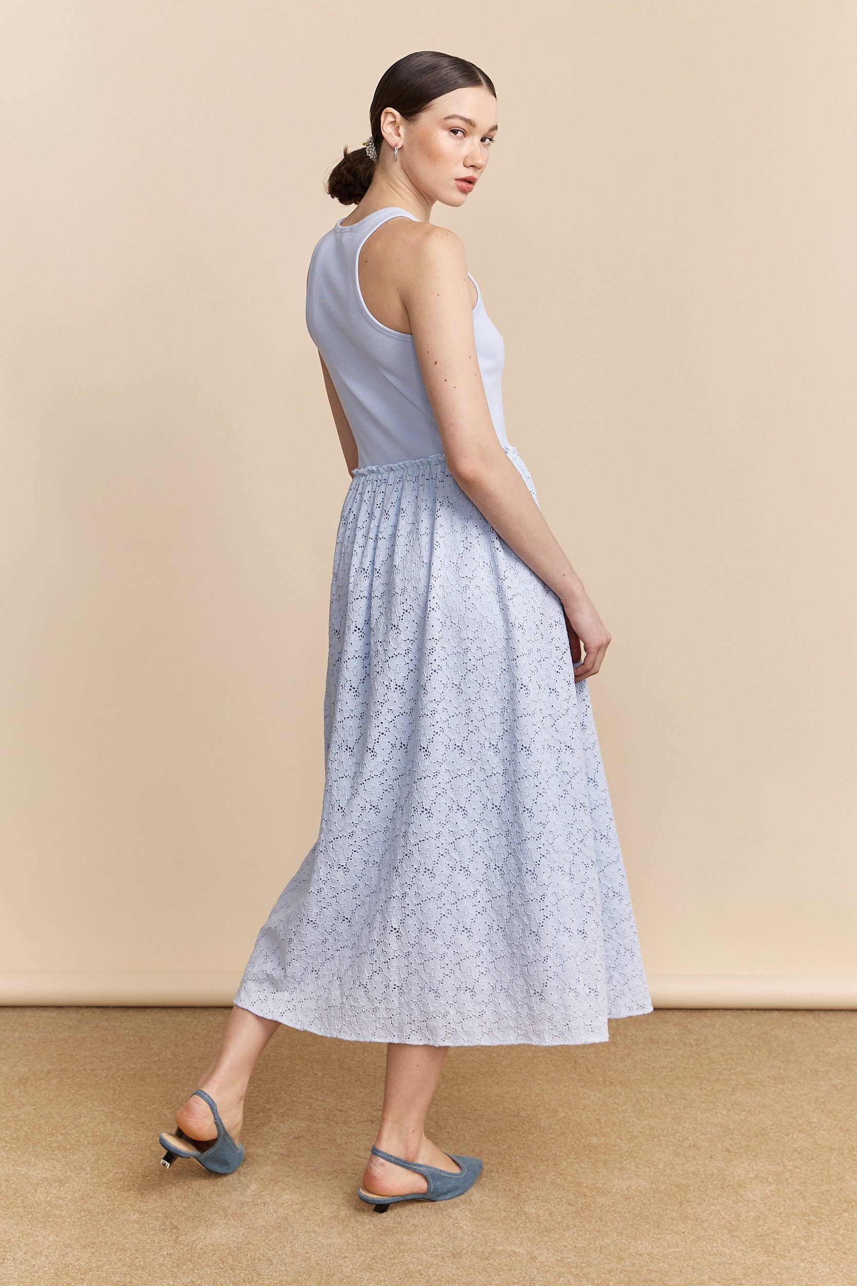 Robe bi-matières