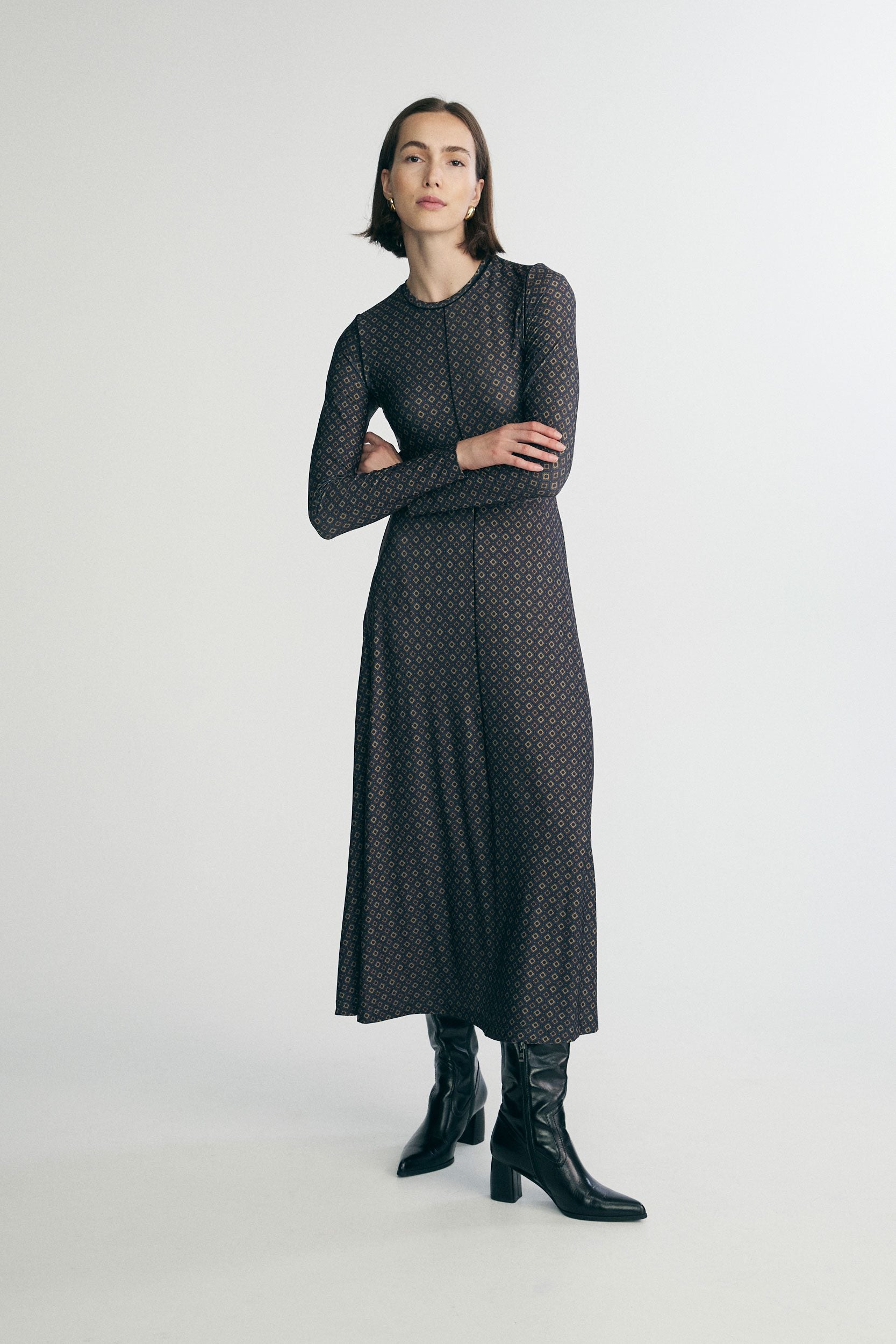 Robe maxi en jersey
