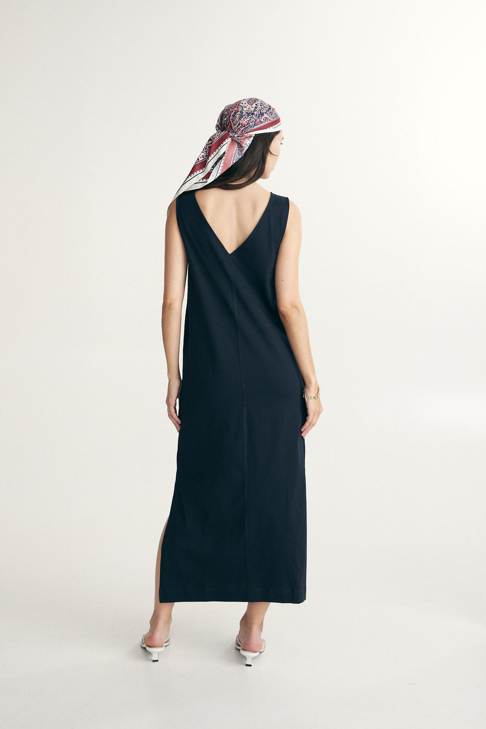 Sleeveless maxi dress