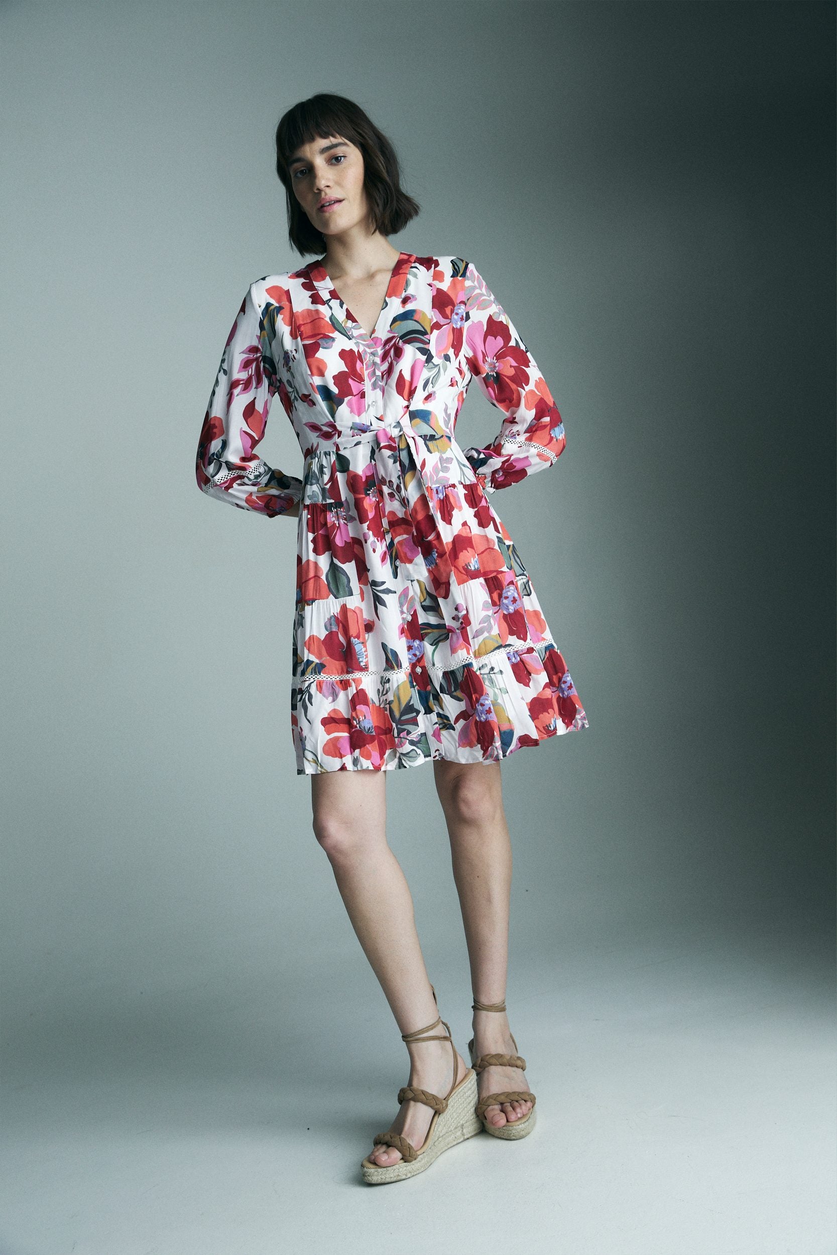Floral printed dress