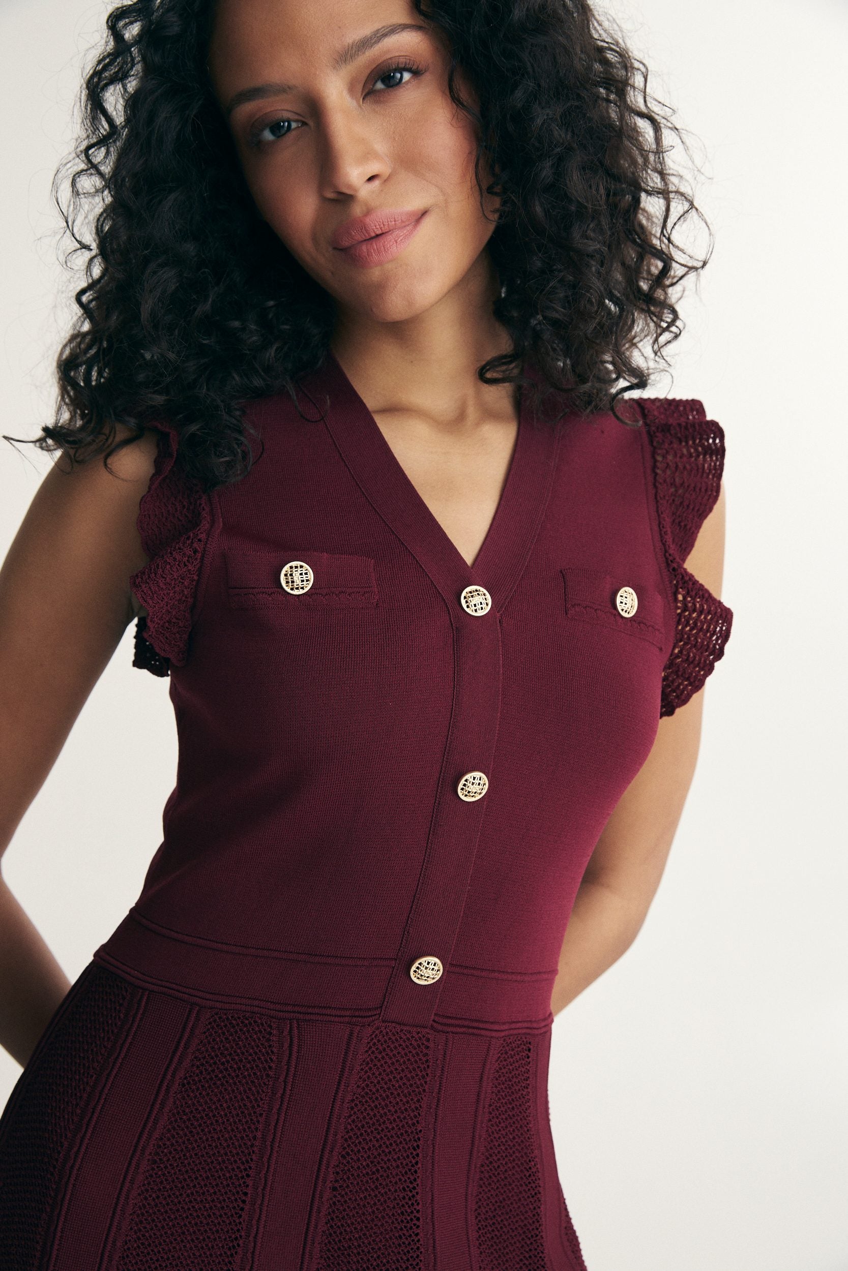 Robe en pointelle