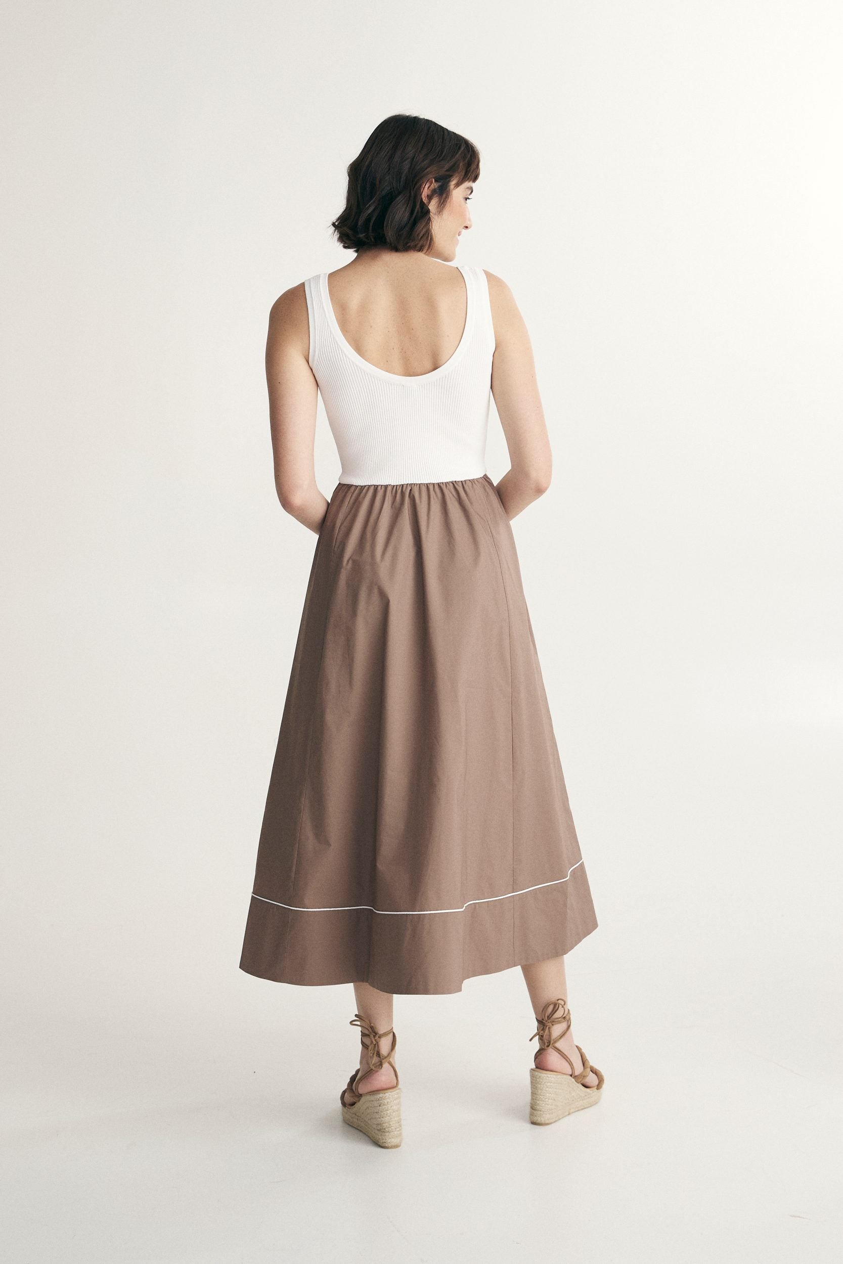 Robe bi-matière
