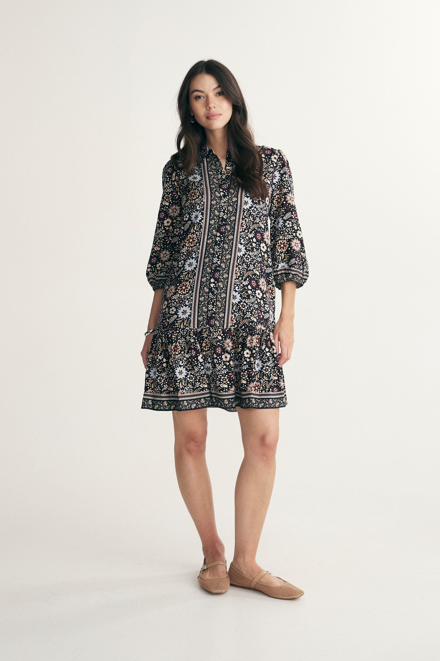 Floral print dress