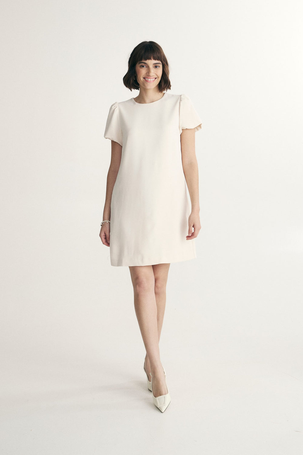 Puffy sleeve dress