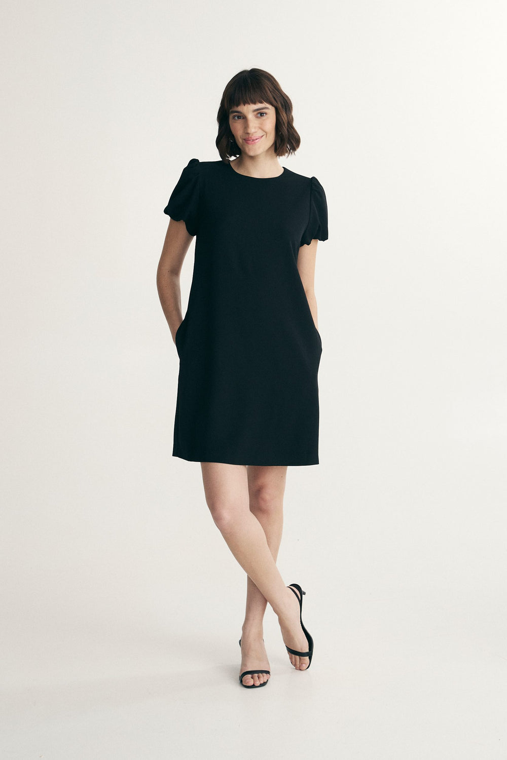 Puffy sleeve dress