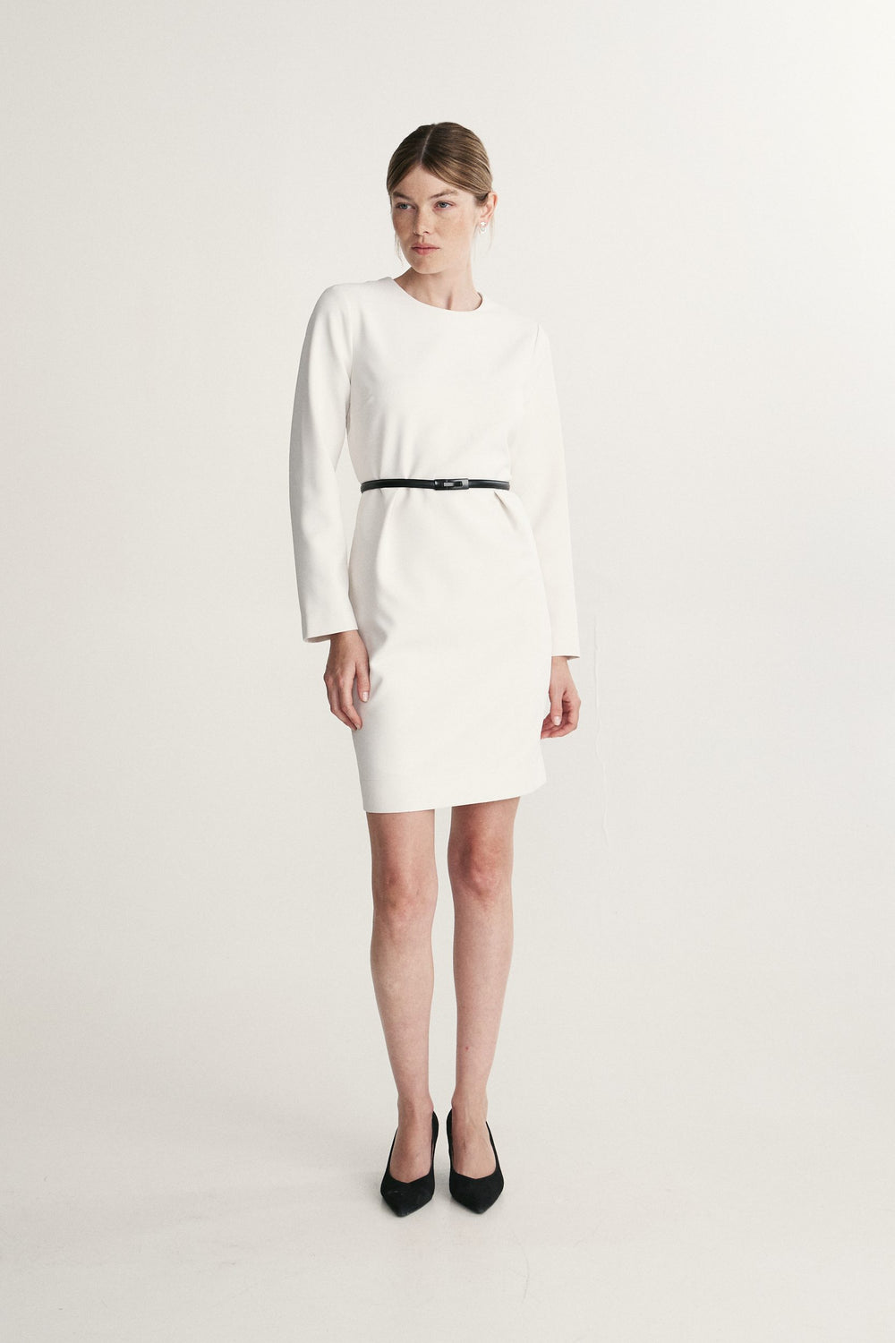 Dress with belt