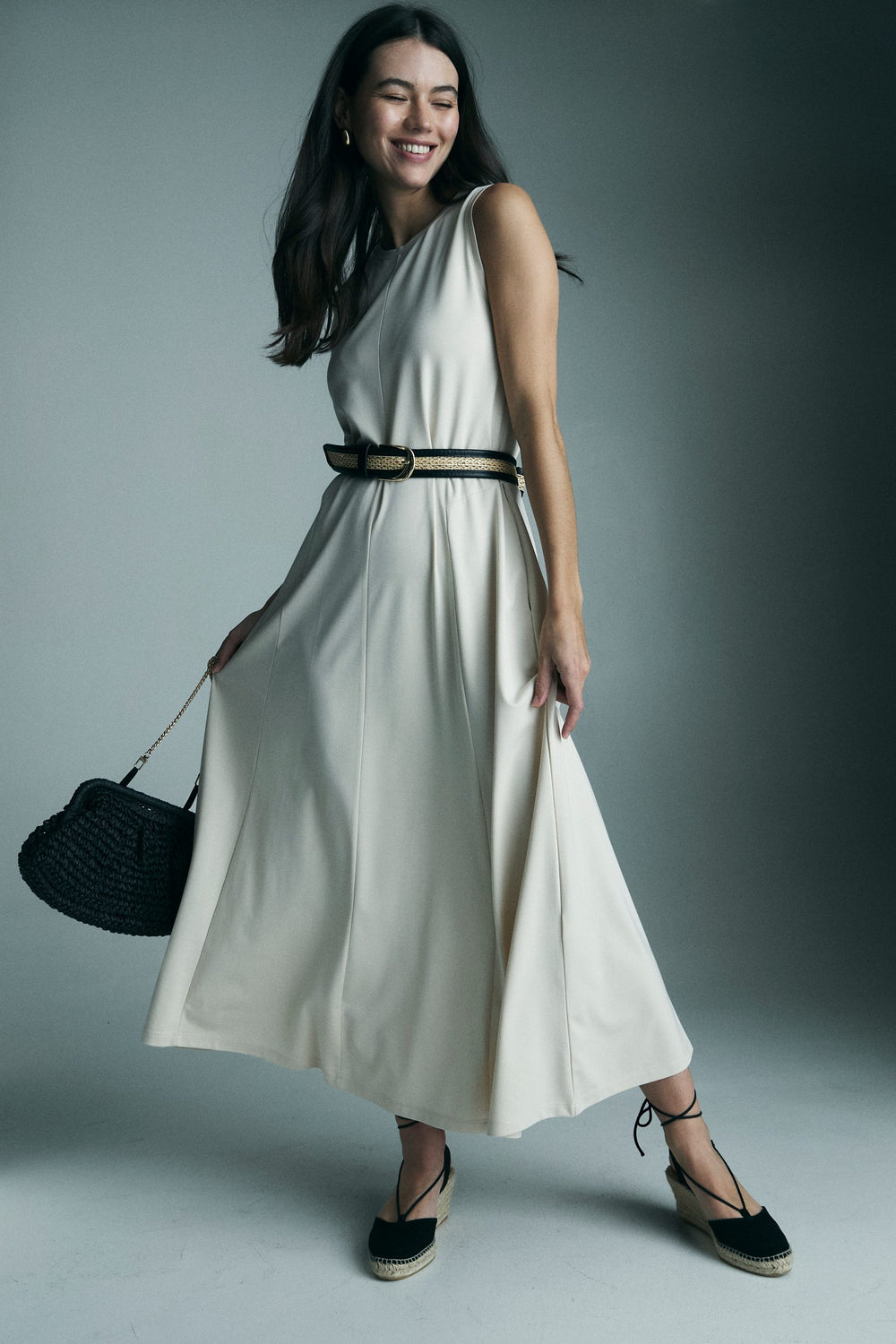 Robe maxi en jersey