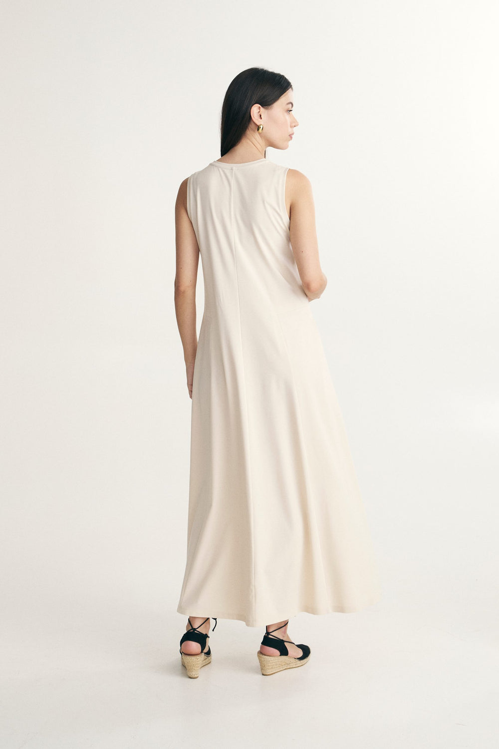 Robe maxi en jersey