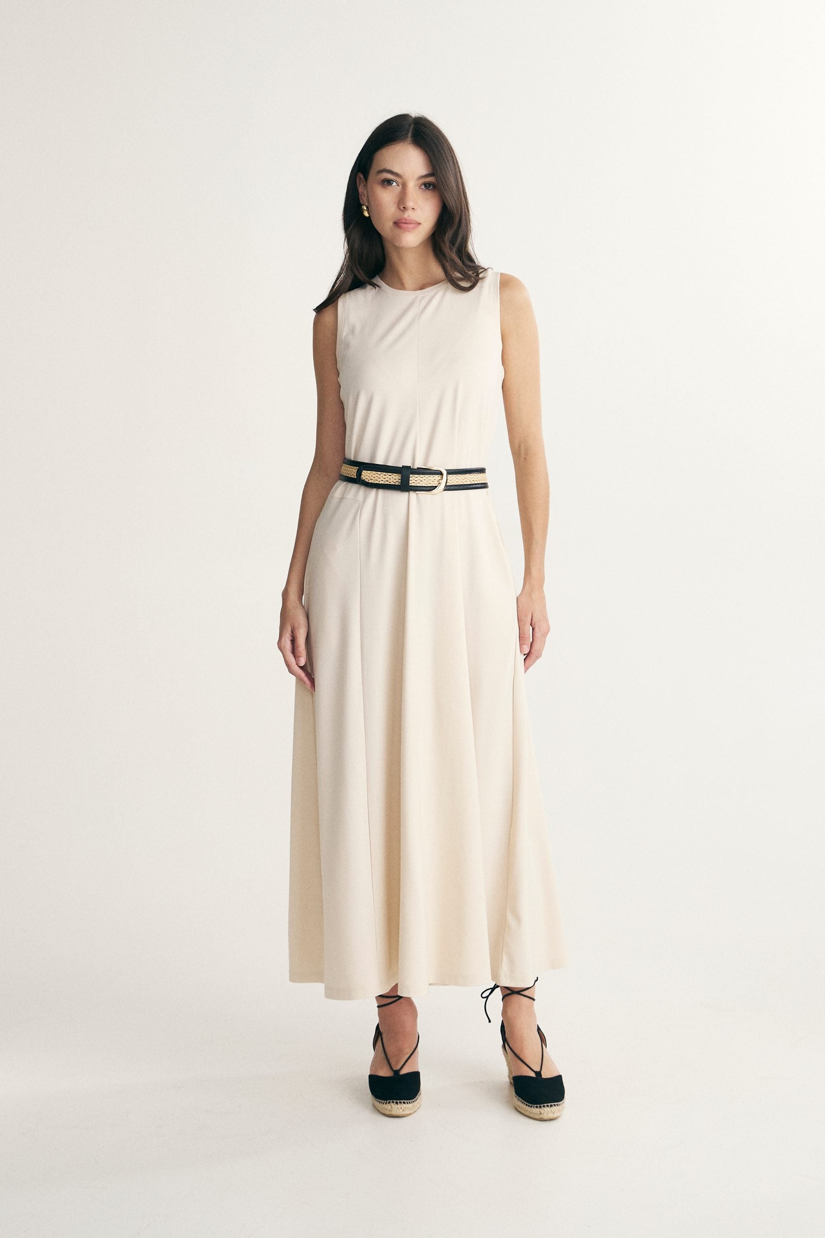 Robe maxi en jersey