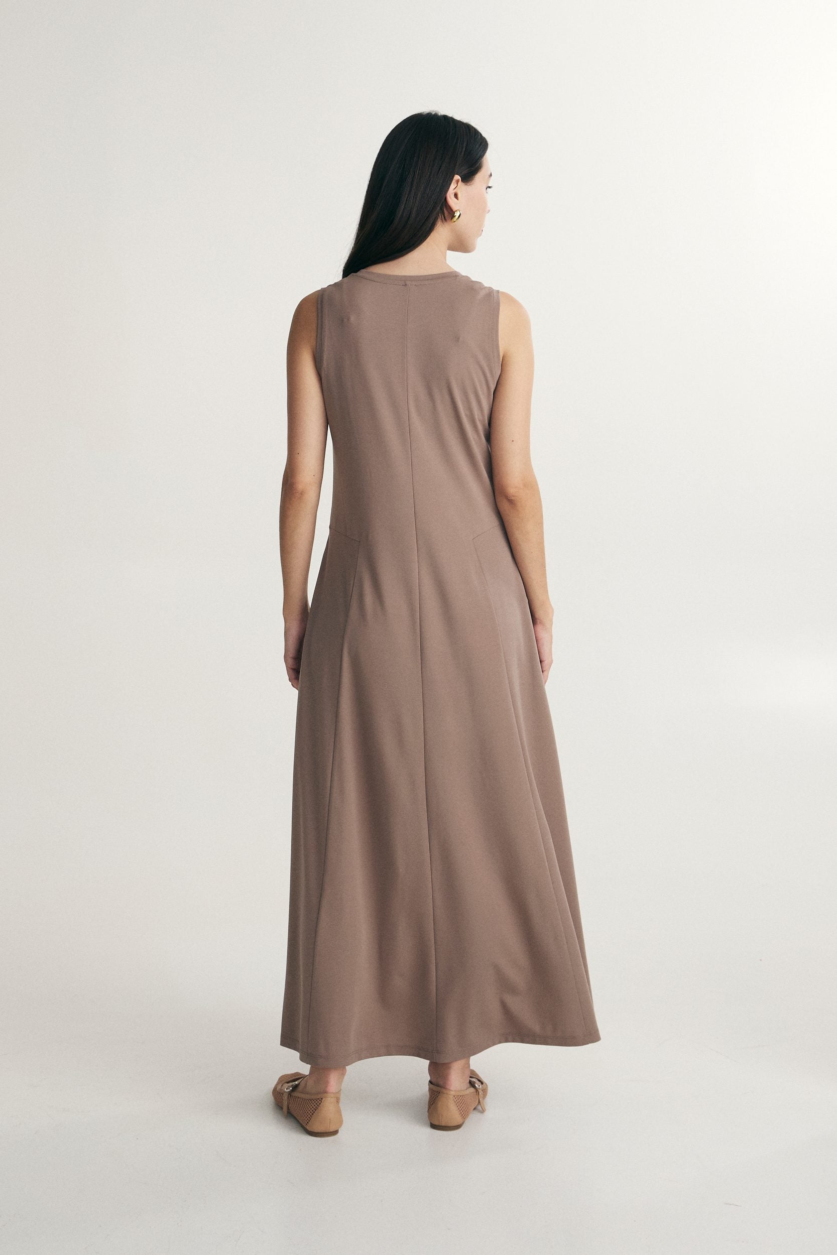 Robe maxi en jersey
