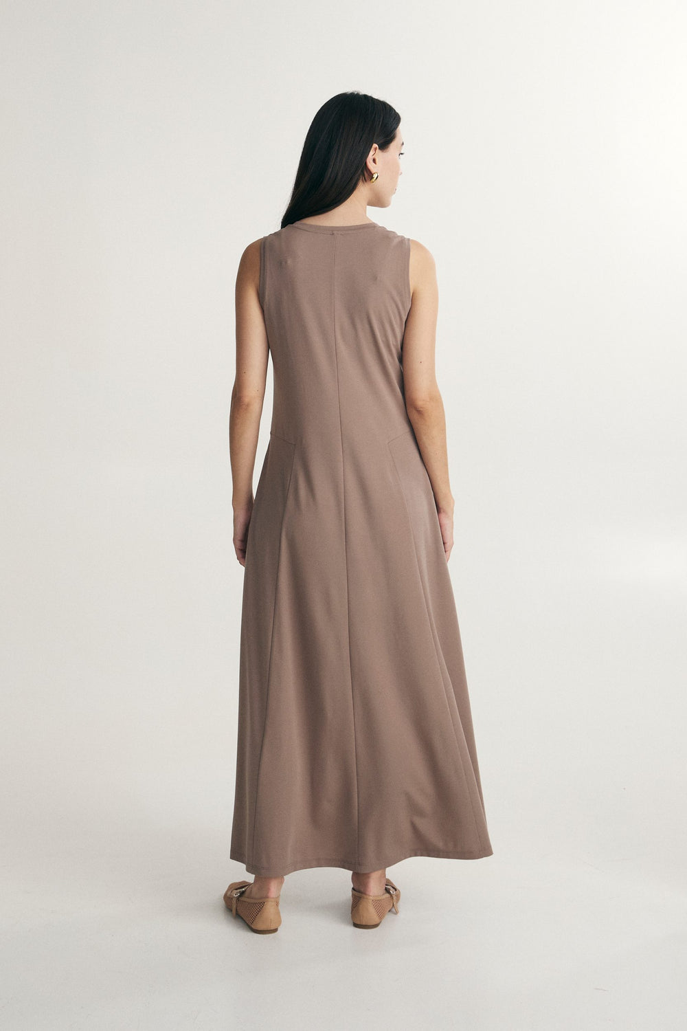Robe maxi en jersey
